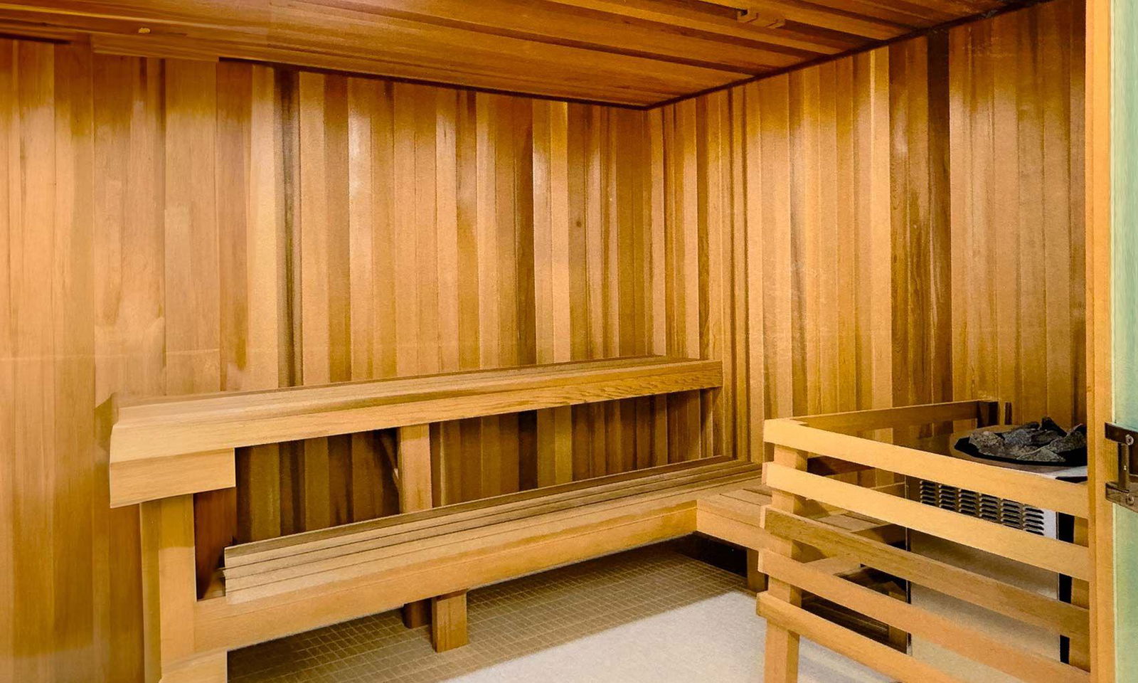 Sauna — The Point at Emerald City Condos, North York, Toronto