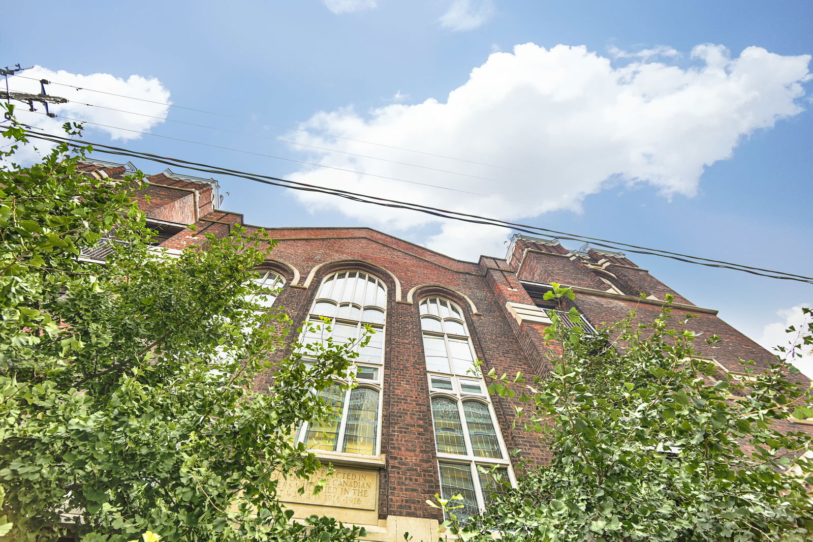 Exterior Sky — The Church Lofts, West End, Toronto