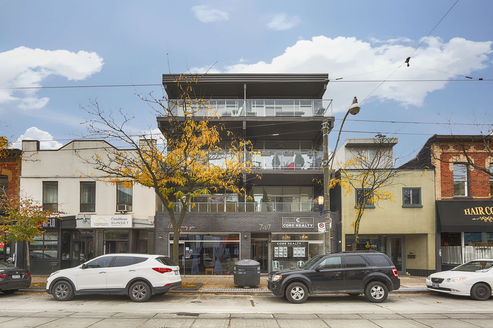 Exterior Facade — Riverside Lofts, East End, Toronto