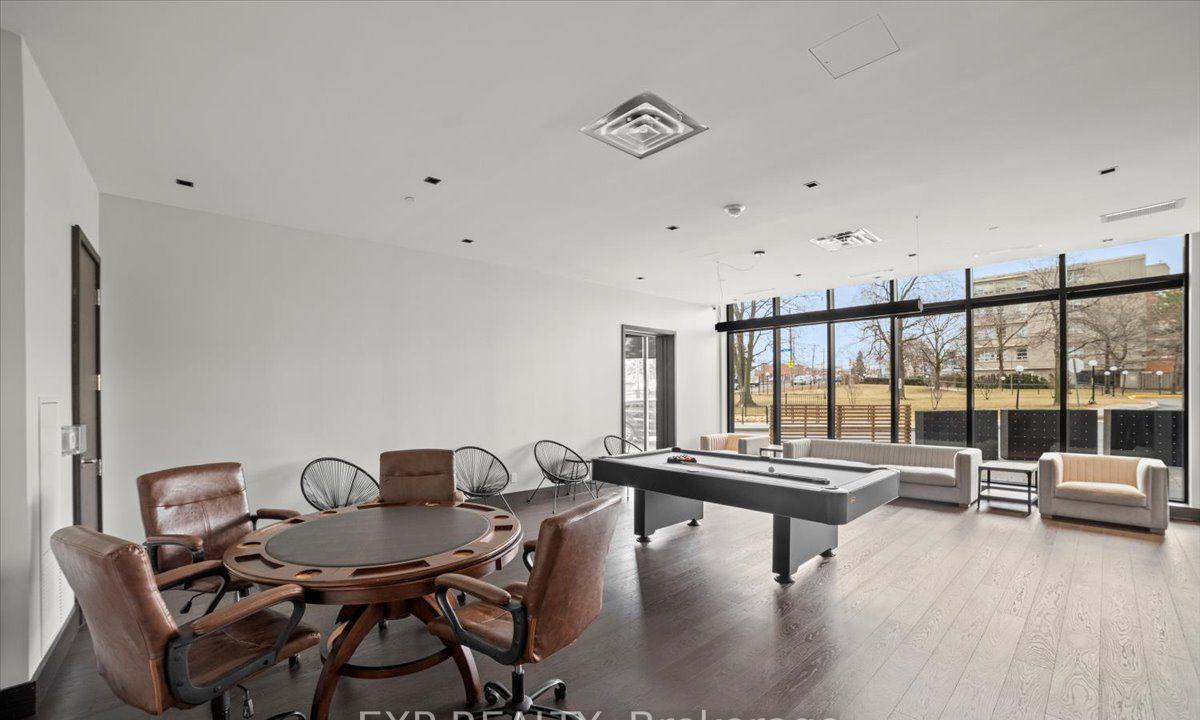 Game Room — 7 On The Park Condos, North York, Toronto