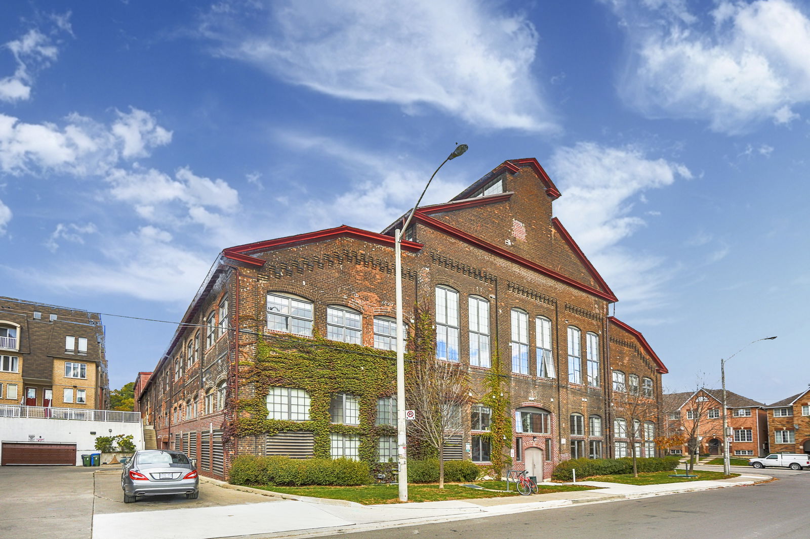 Exterior Facade — Foundry Lofts, West End, Toronto