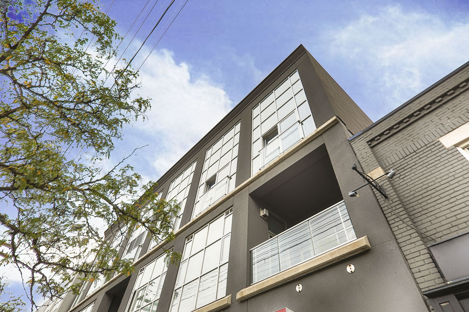 Exterior Sky — Academy Lane Lofts, East End, Toronto