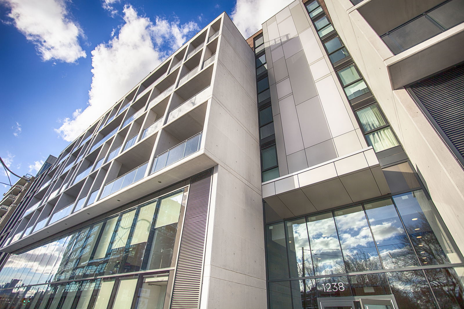 Exterior Sky — The Taylor Lofts, East End, Toronto