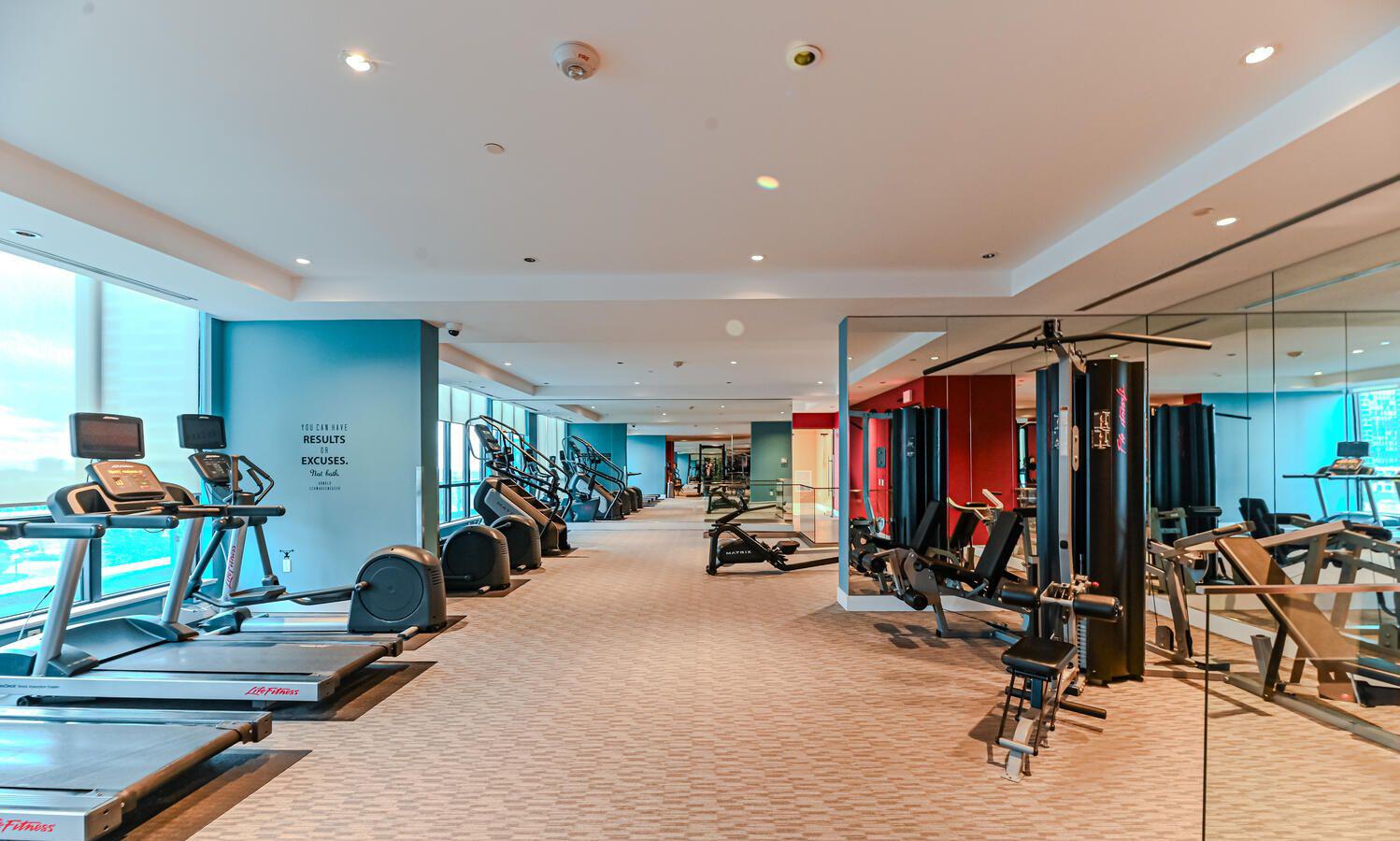 Gym — Pinnacle Grand Park II Condos, Mississauga, Toronto