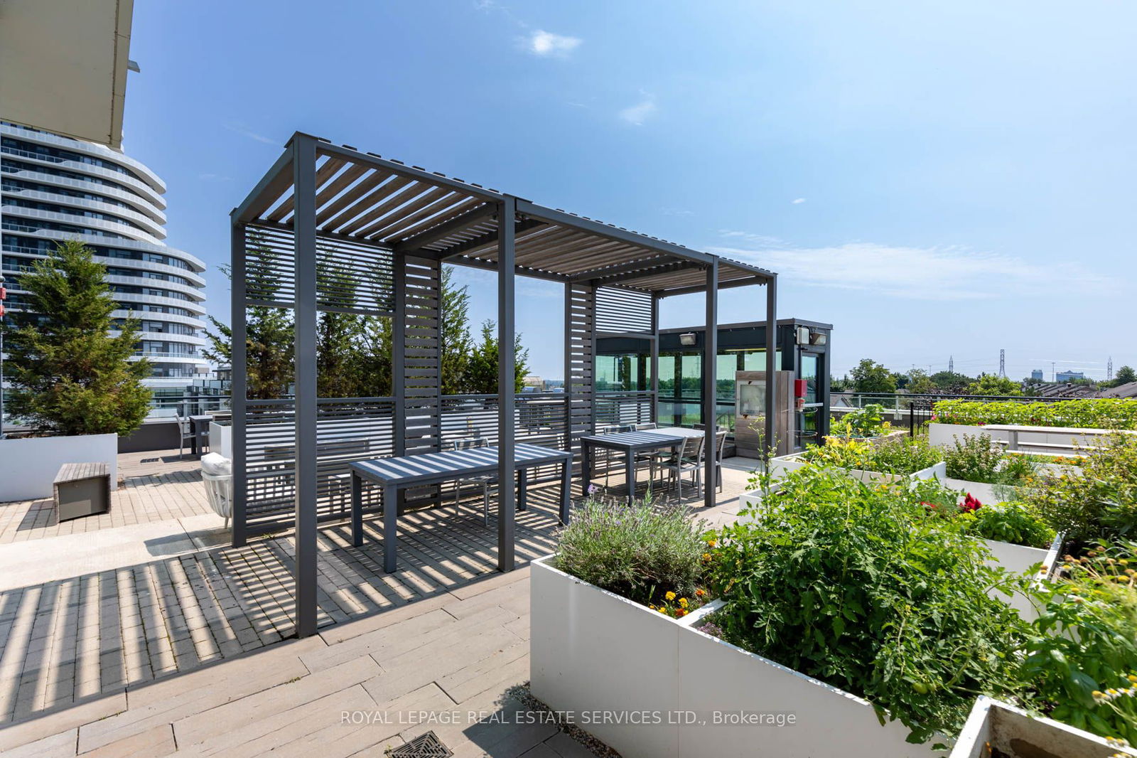 Rooftop Deck — The West Tower Condos, Mississauga, Toronto