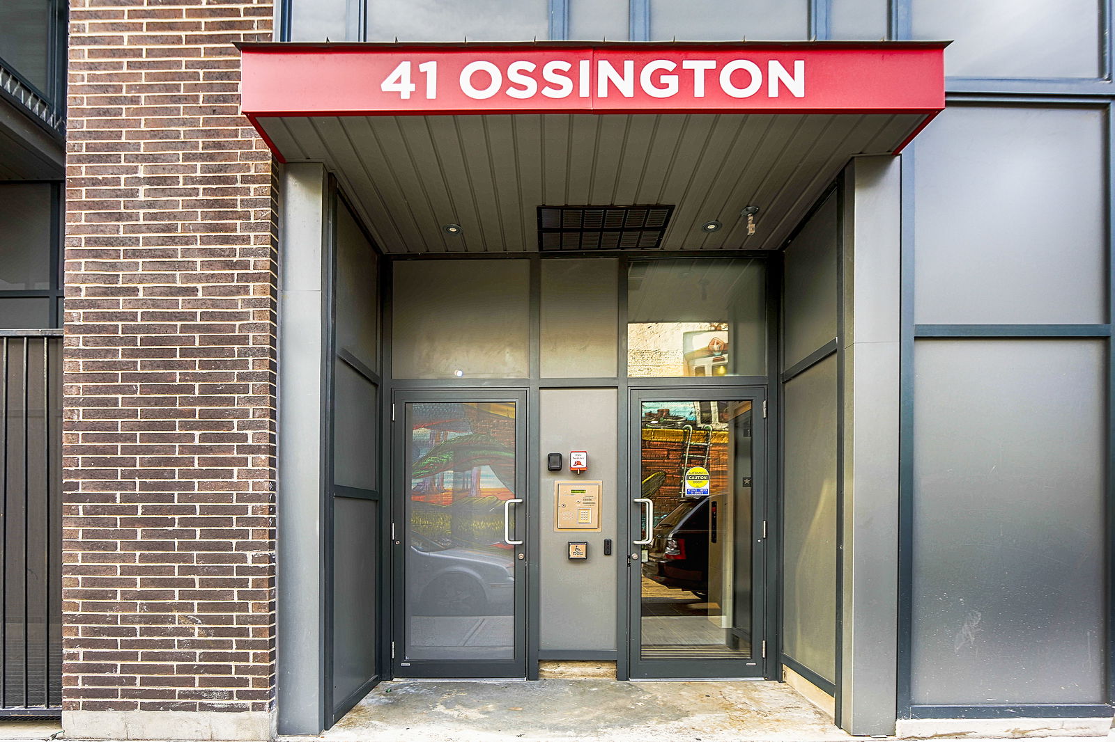 Entrance — Motif Lofts and Towns, West End, Toronto