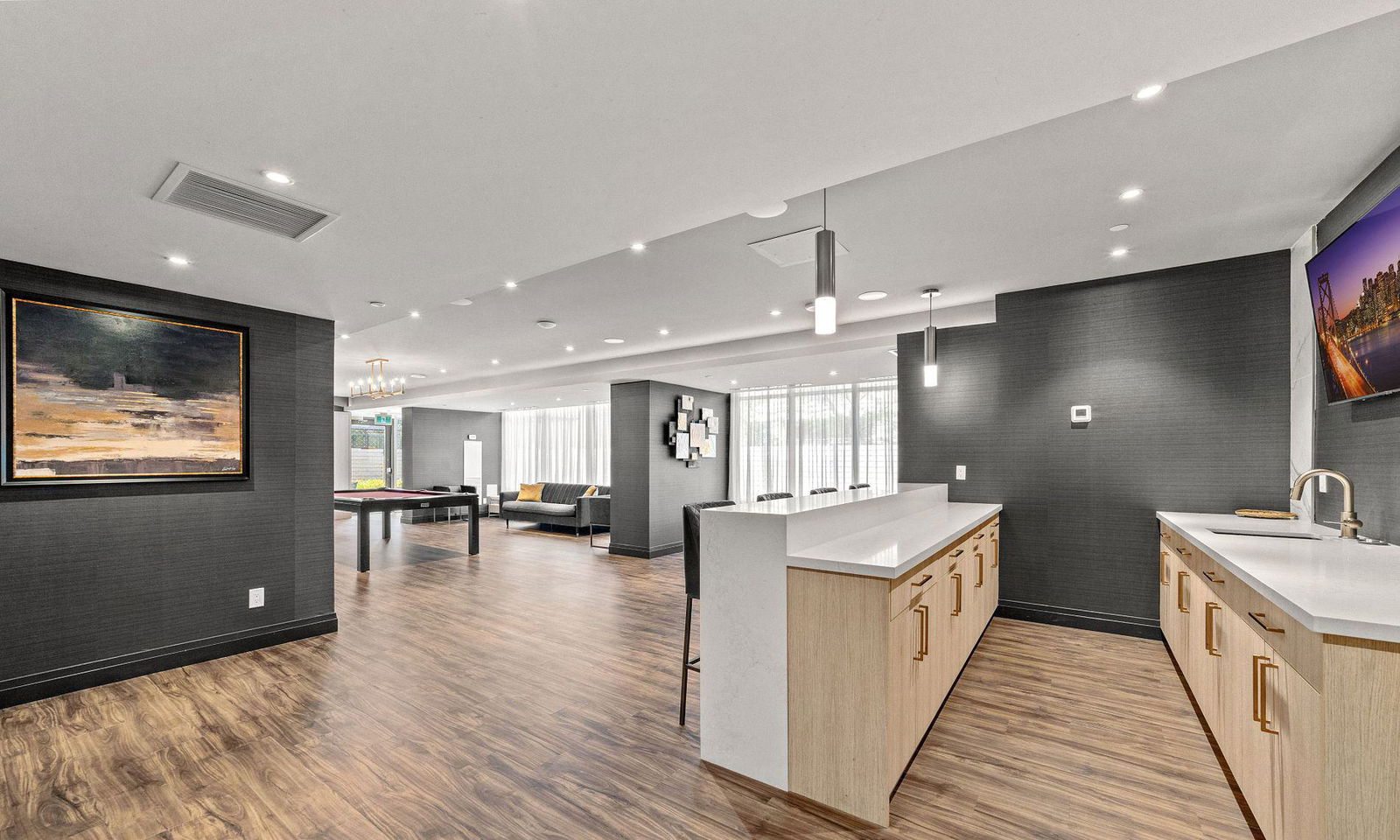 Party Room — Vida Condos at Bayview Village, North York, Toronto