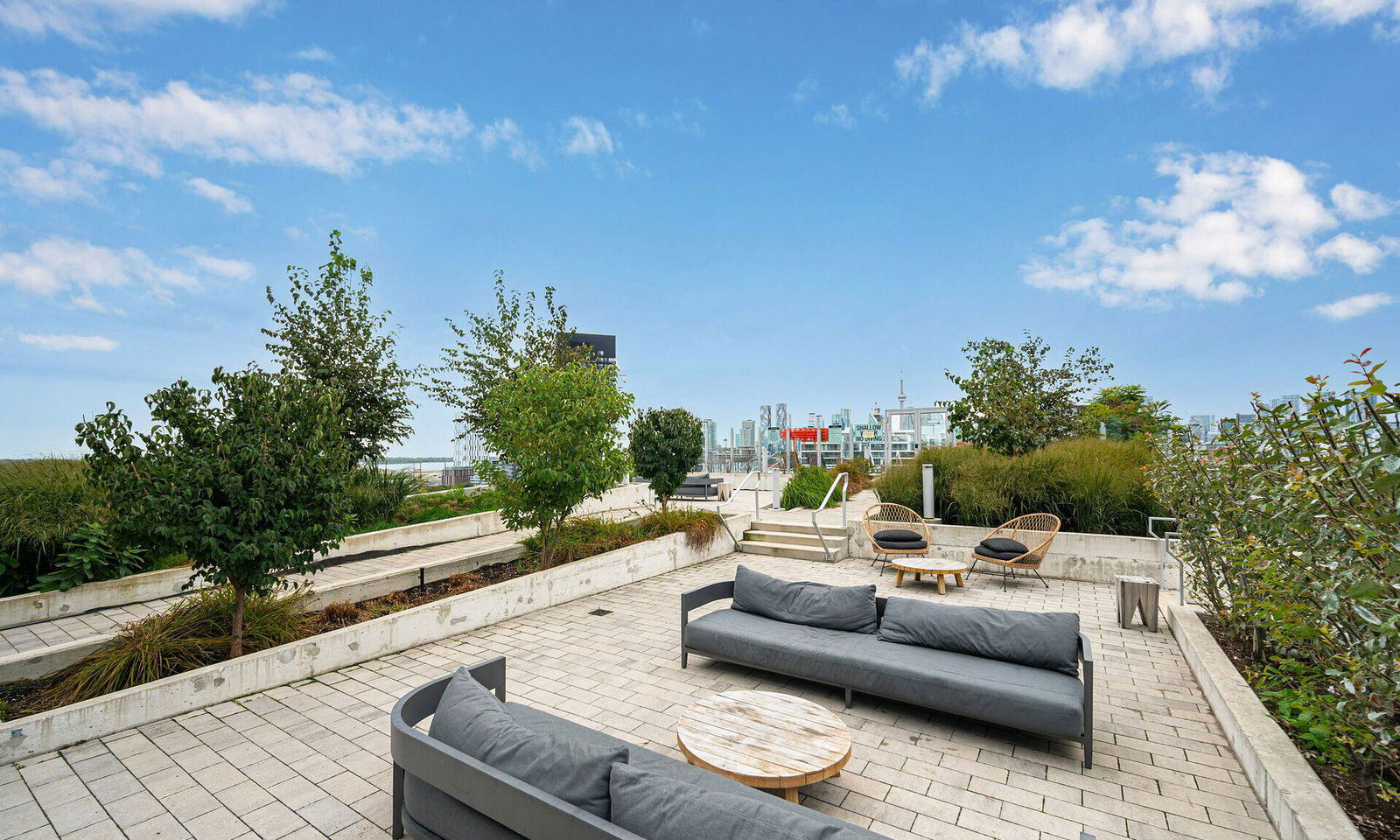 Rooftop Deck — Riverside Square Condos, East End, Toronto