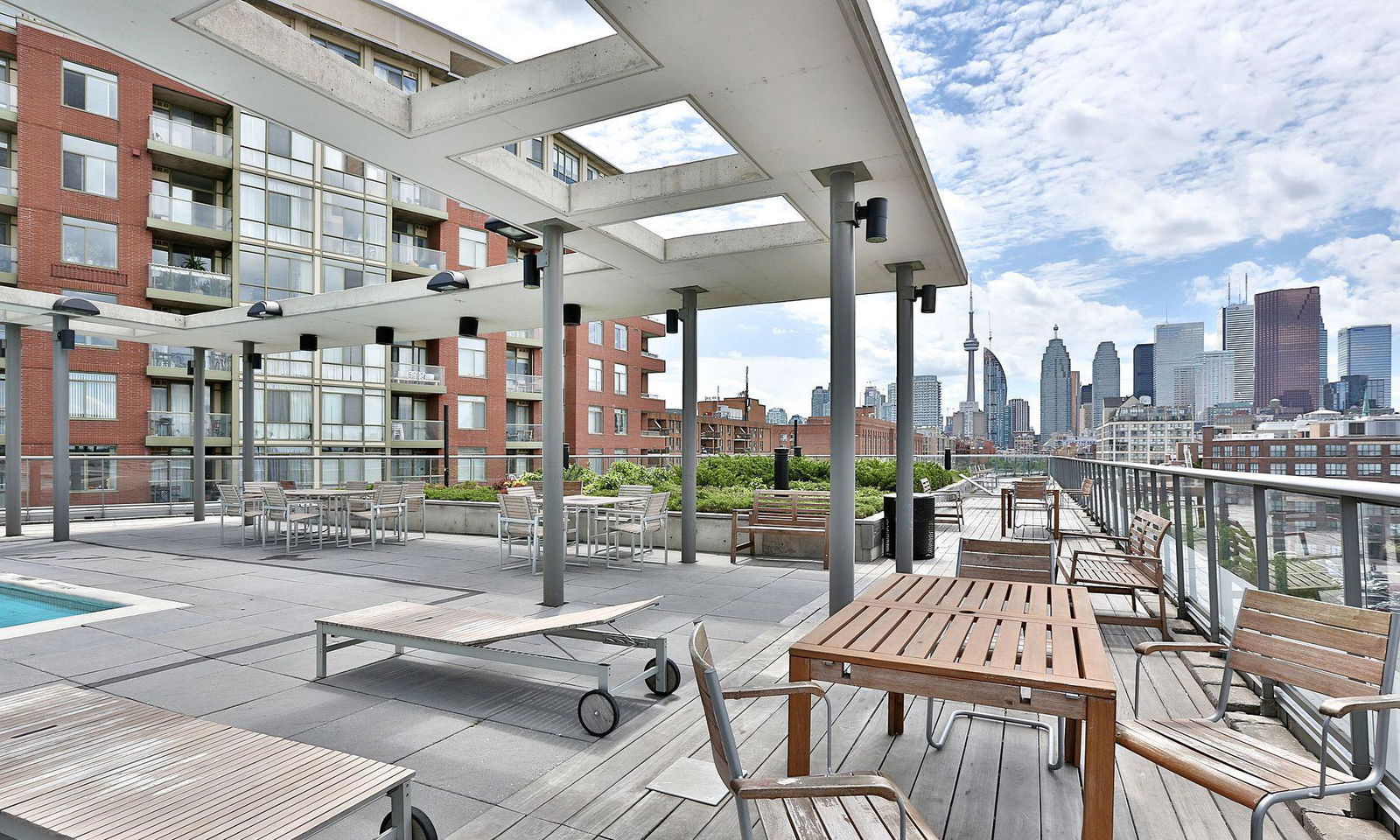 Rooftop Deck — Pure Spirit Lofts, Downtown, Toronto