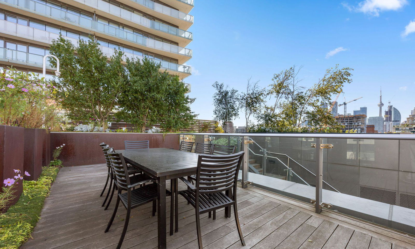 Rooftop Deck — Clear Spirit Condos, Downtown, Toronto