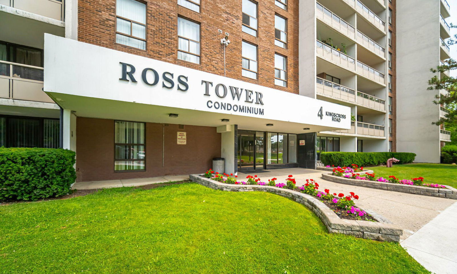 Entrance — Ross Tower Condominium, Brampton, Toronto