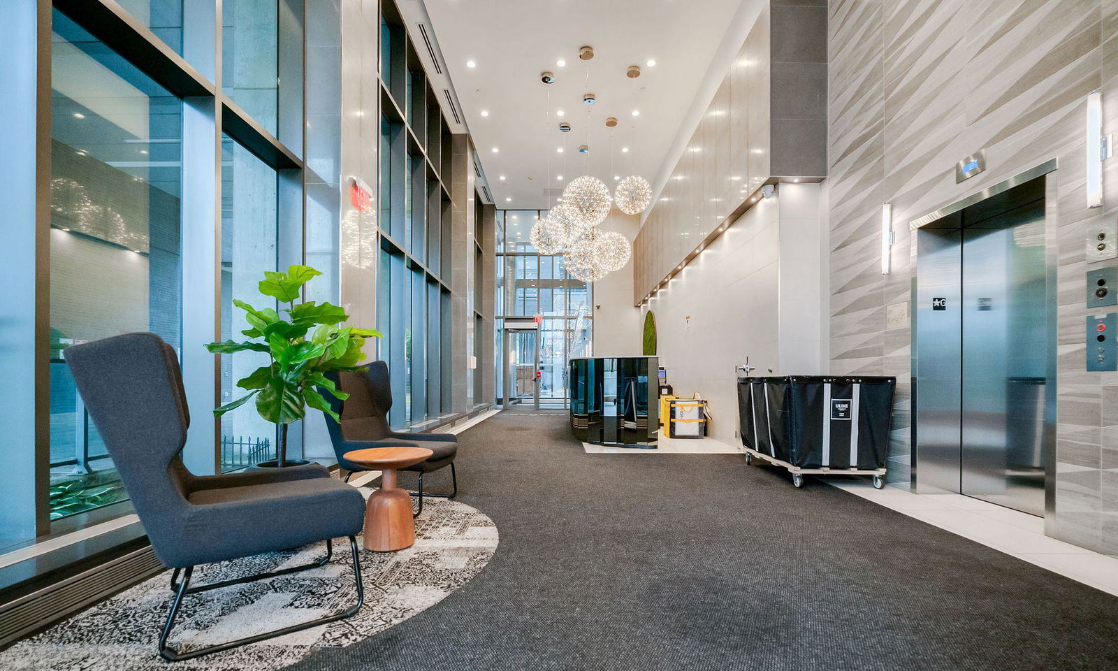 Lobby — The Carnaby Condos, West End, Toronto