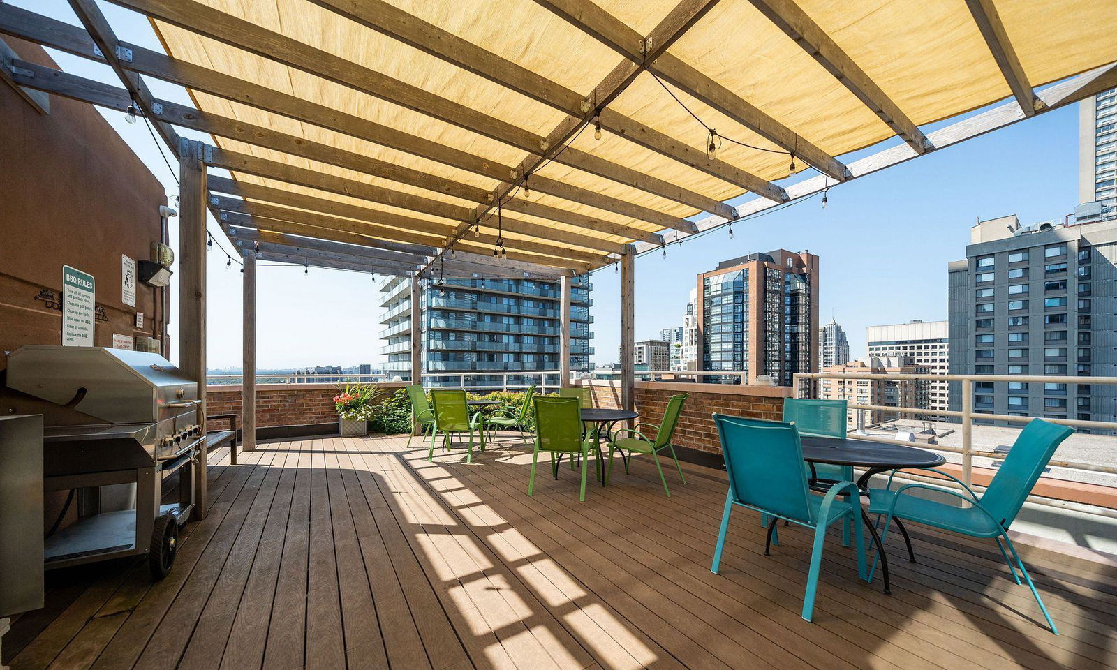 Rooftop Deck — Polo Club I Condos, Downtown, Toronto