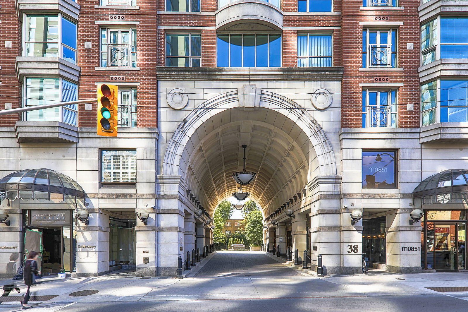 Building Entrance — The Prince Arthur, Downtown, Toronto