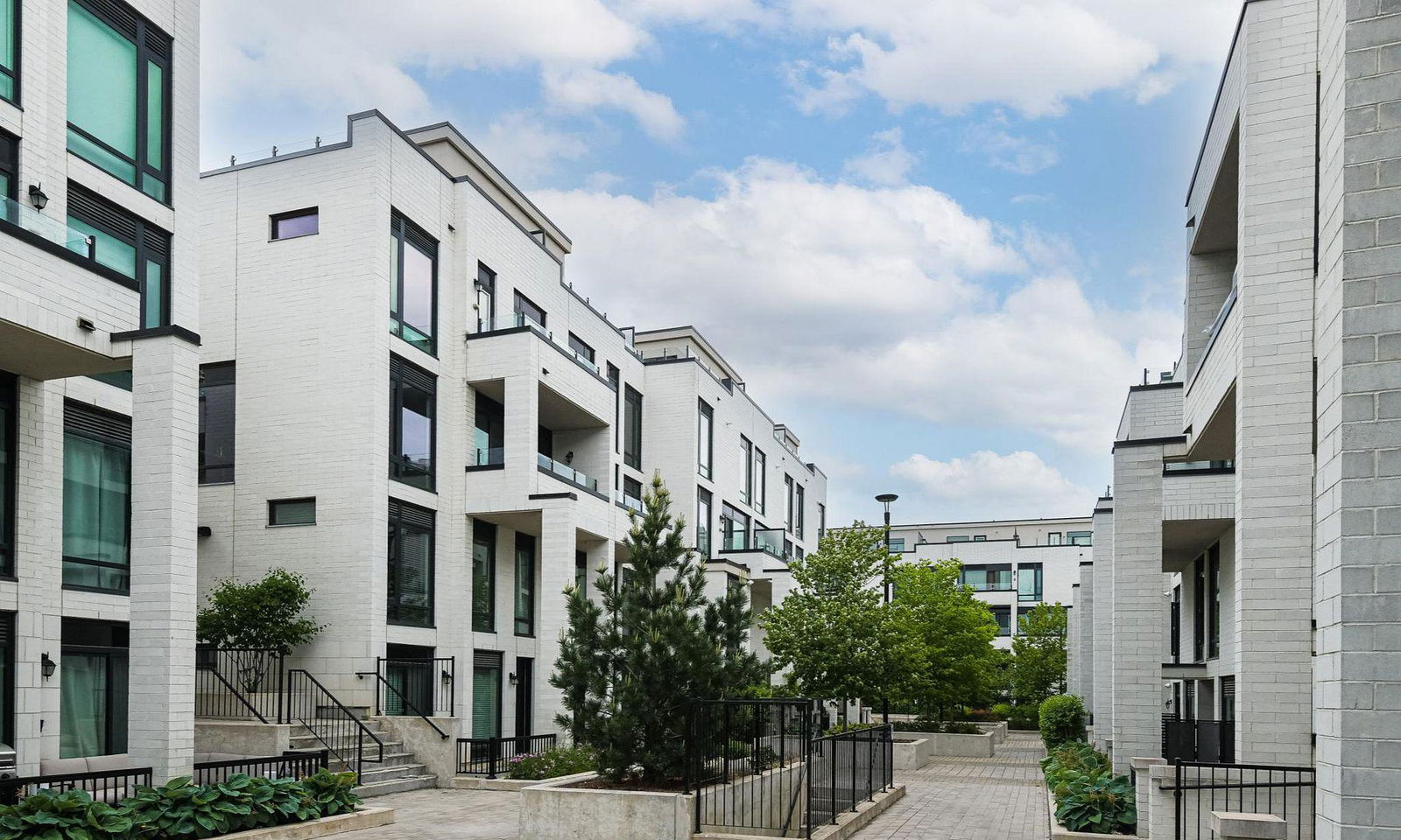 Exterior Side — Widdicombe & Eglinton Townhomes, Etobicoke, Toronto