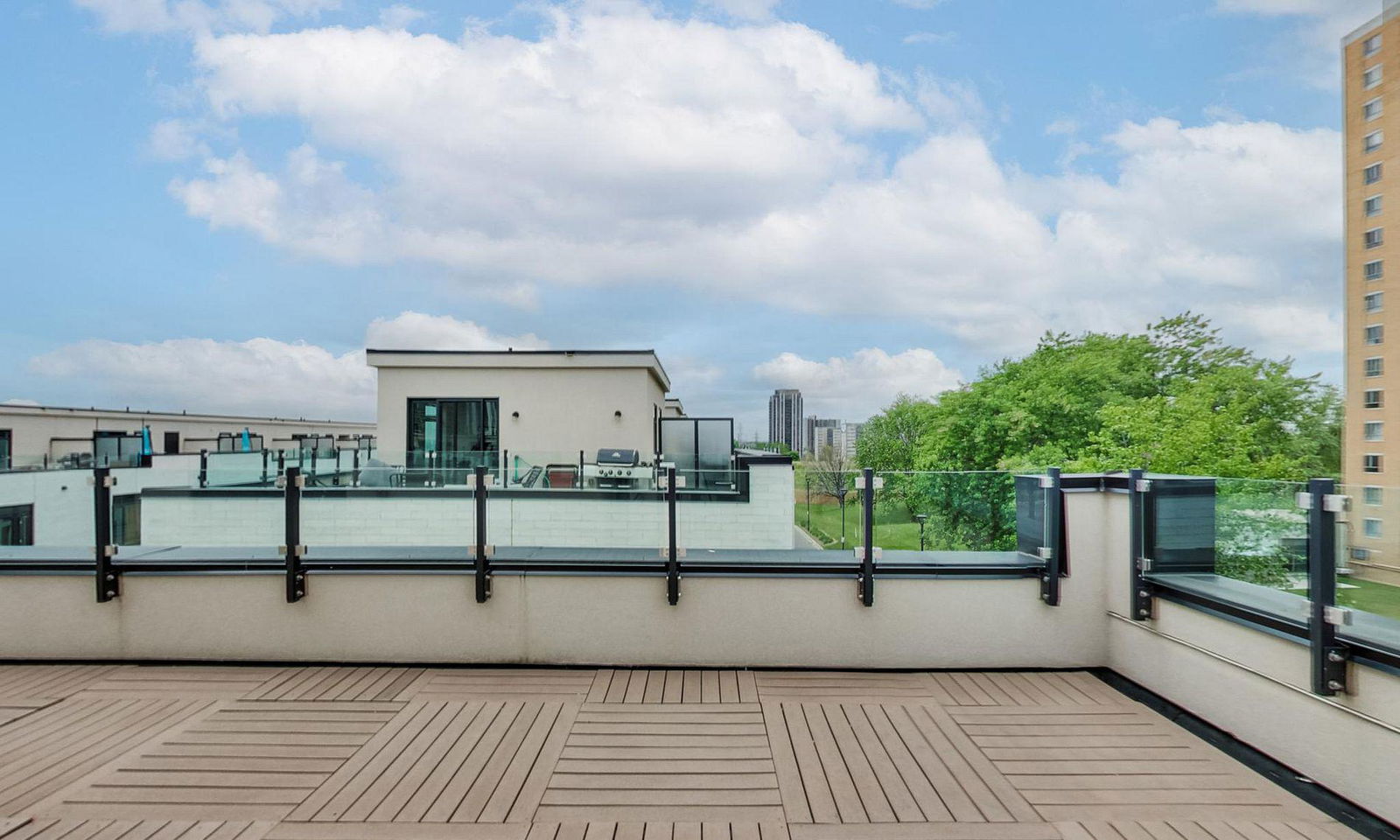 Rooftop Deck — Widdicombe & Eglinton Townhomes, Etobicoke, Toronto