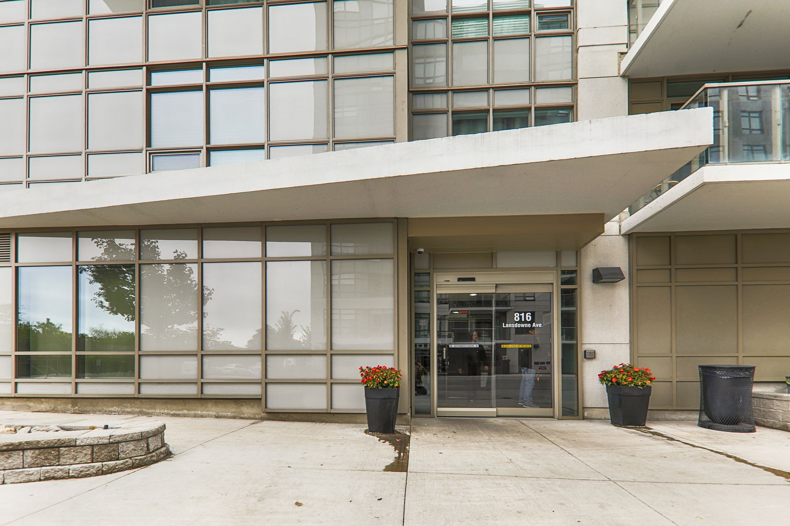 Entrance — Upside Down Condos, West End, Toronto