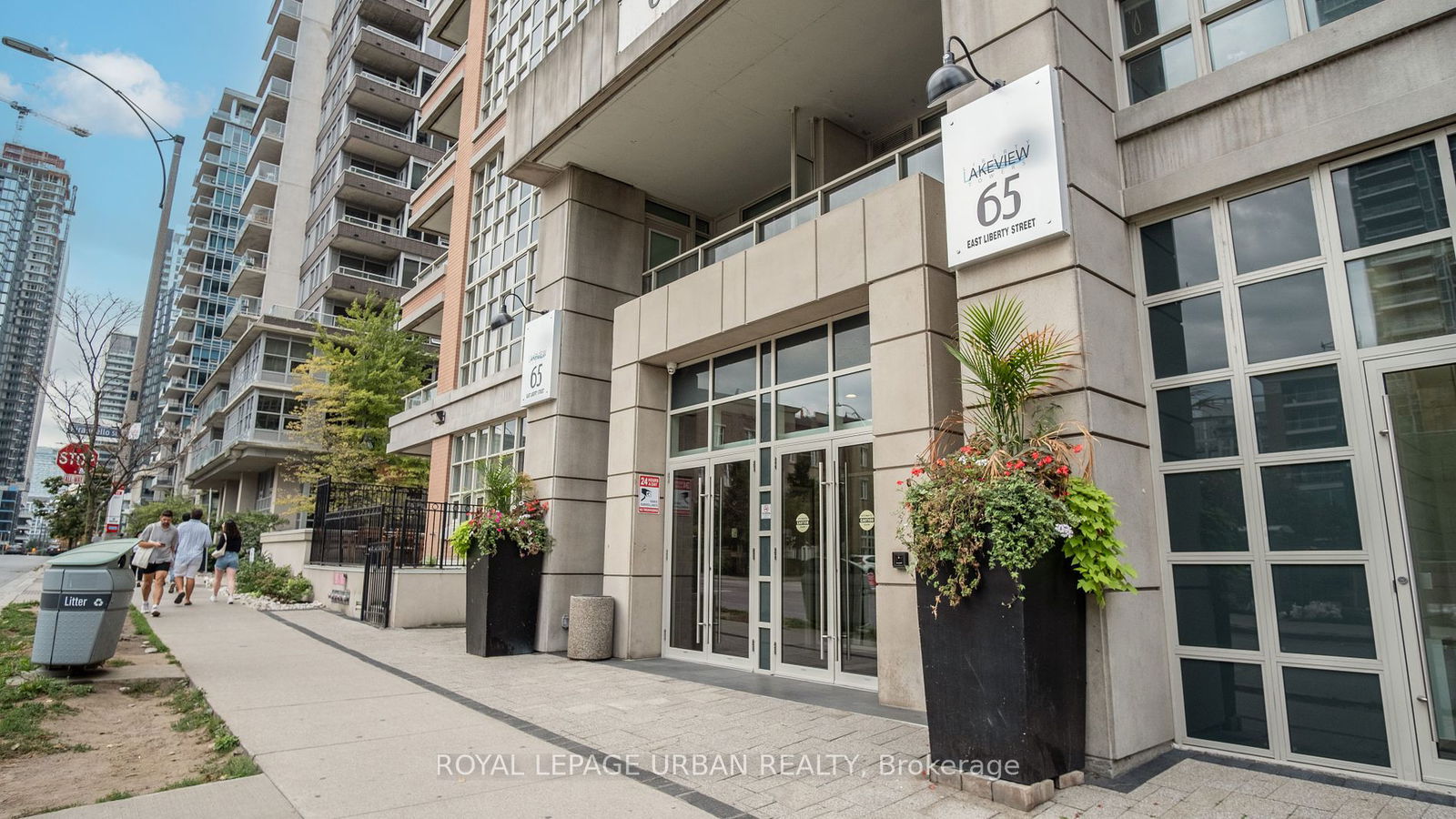 Entrance — Liberty Lakeview Towers, West End, Toronto