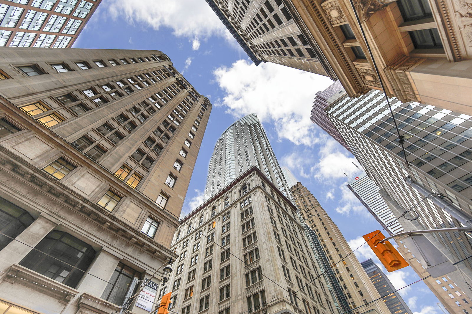 Exterior Sky — One King West Hotel & Residence, Downtown, Toronto