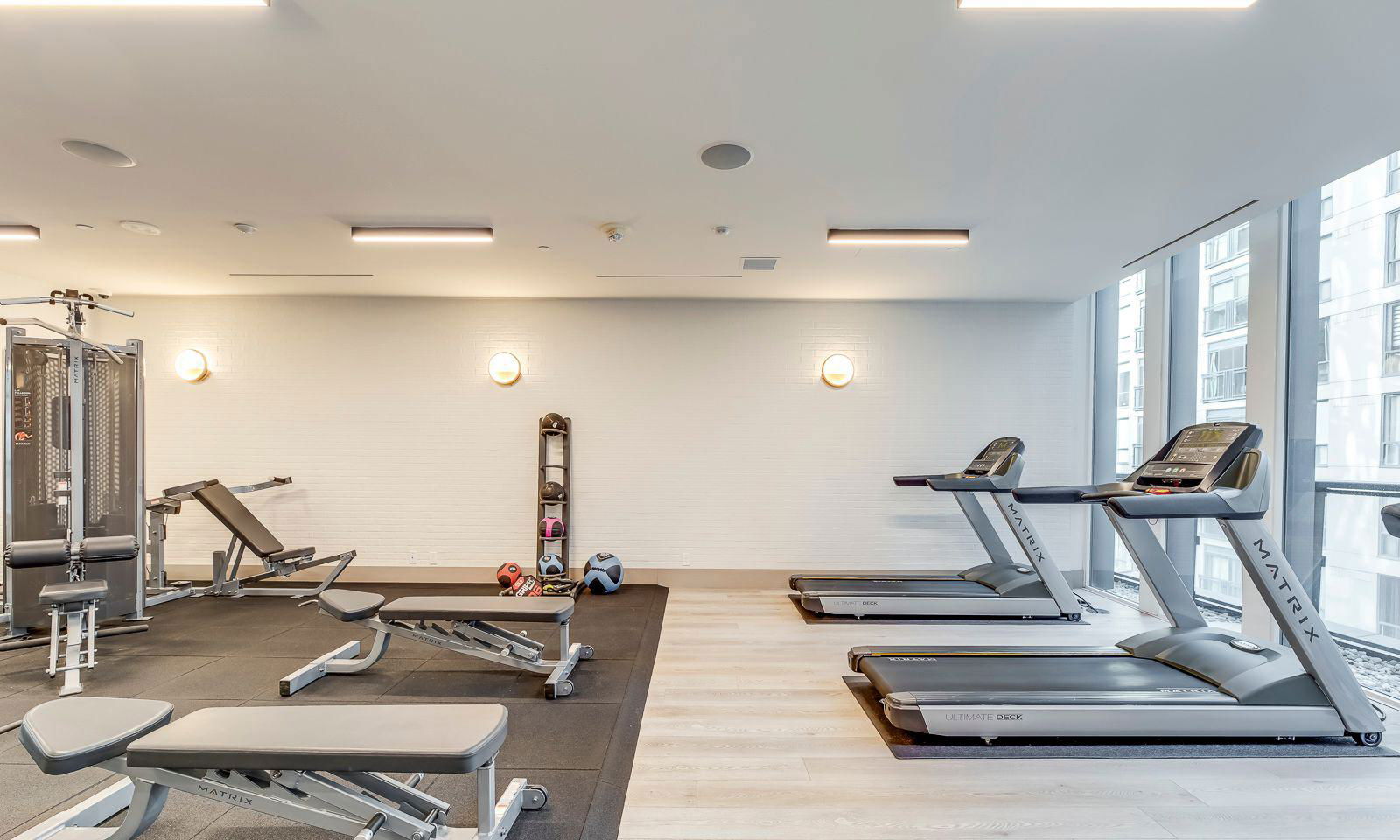 Gym — Fleur Condos, Downtown, Toronto