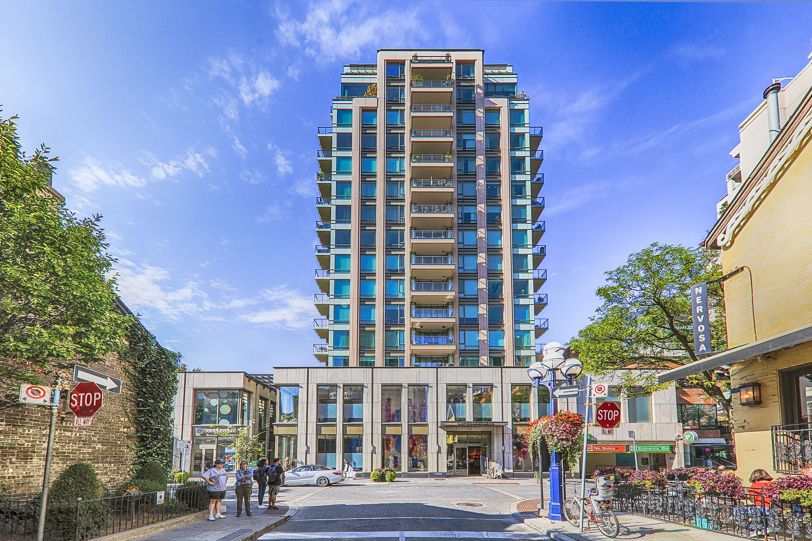 Exterior Facade — 80 & 100 Yorkville Residences, Downtown, Toronto