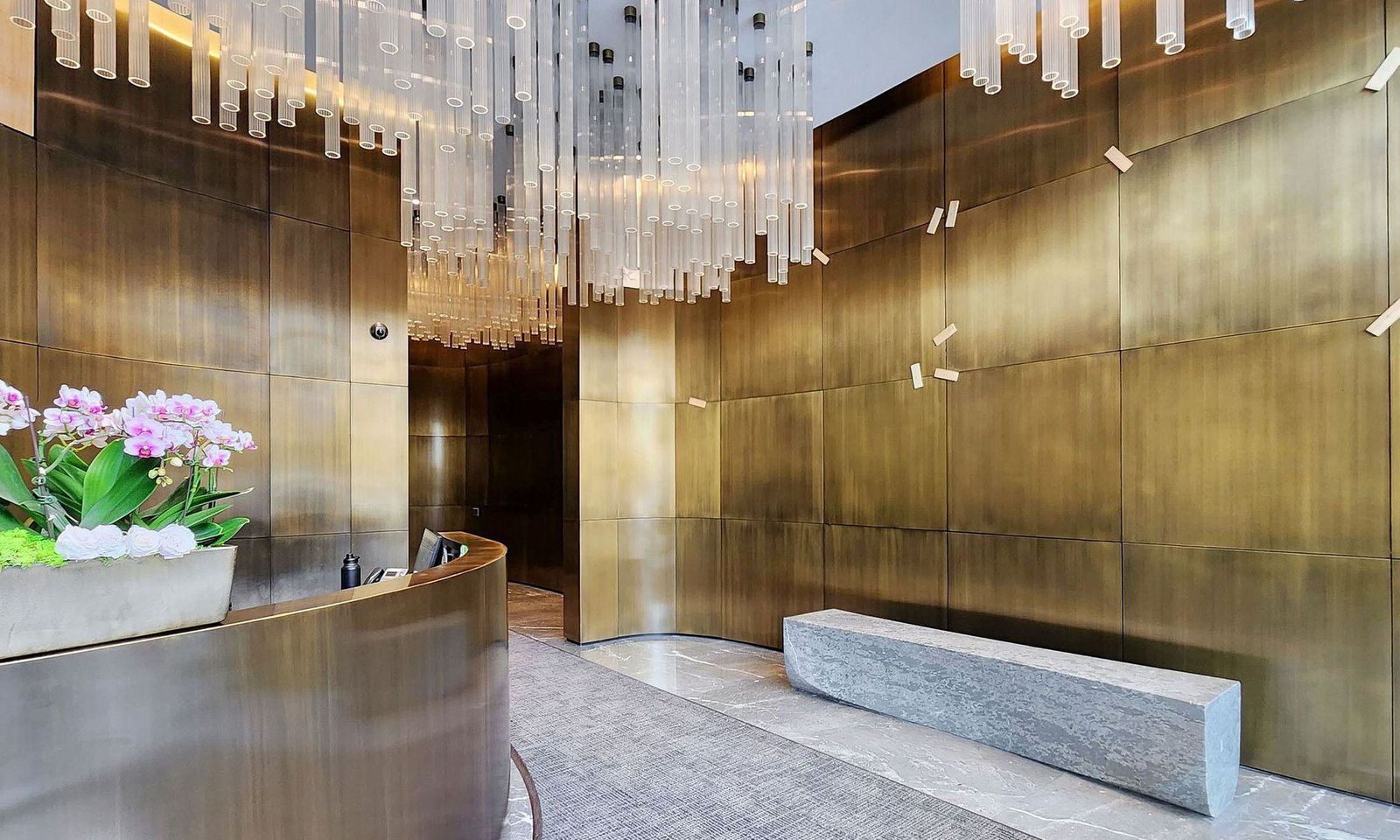 Lobby — Exhibit Residences, Downtown, Toronto