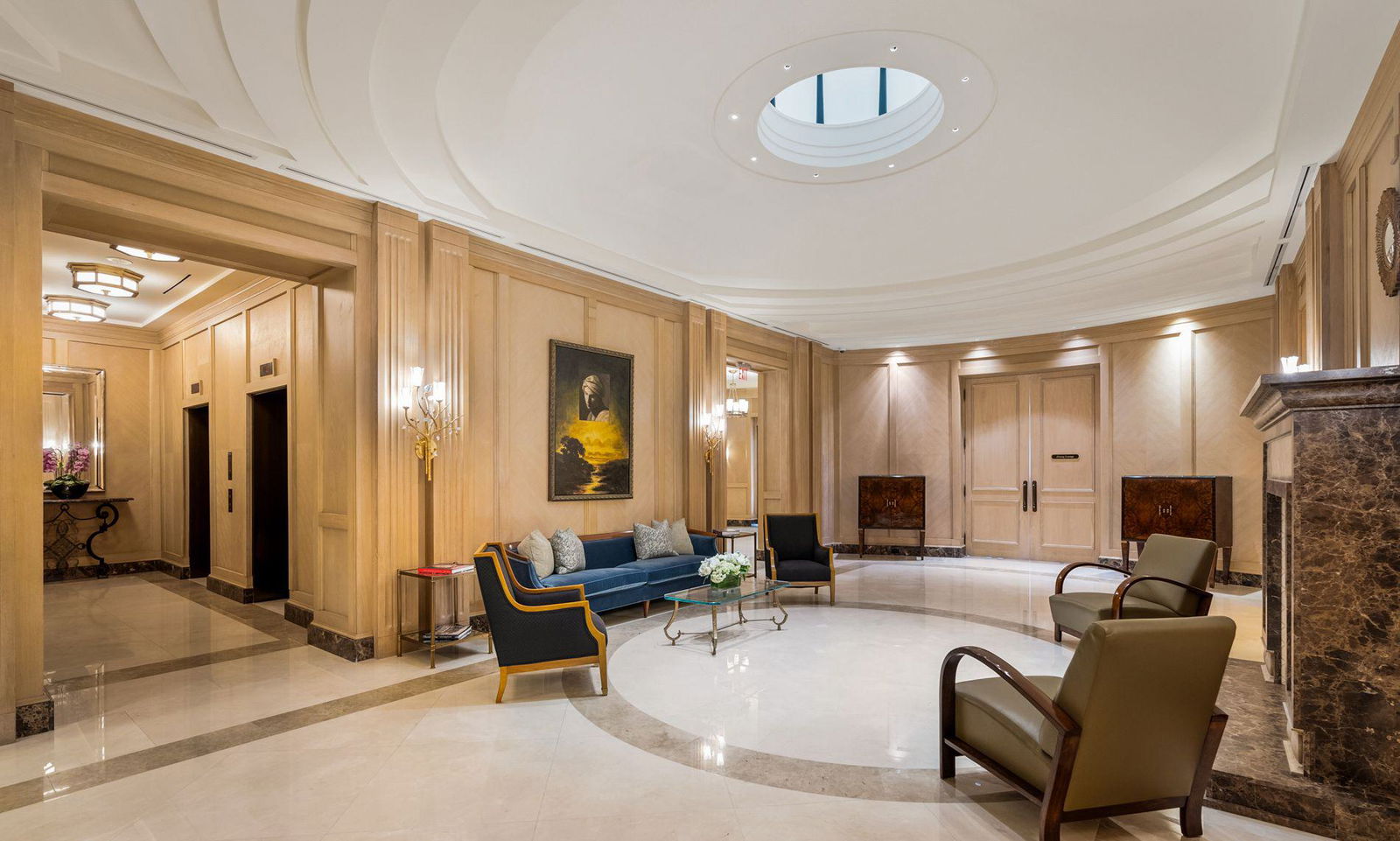 Lobby — One St Thomas Residences, Downtown, Toronto