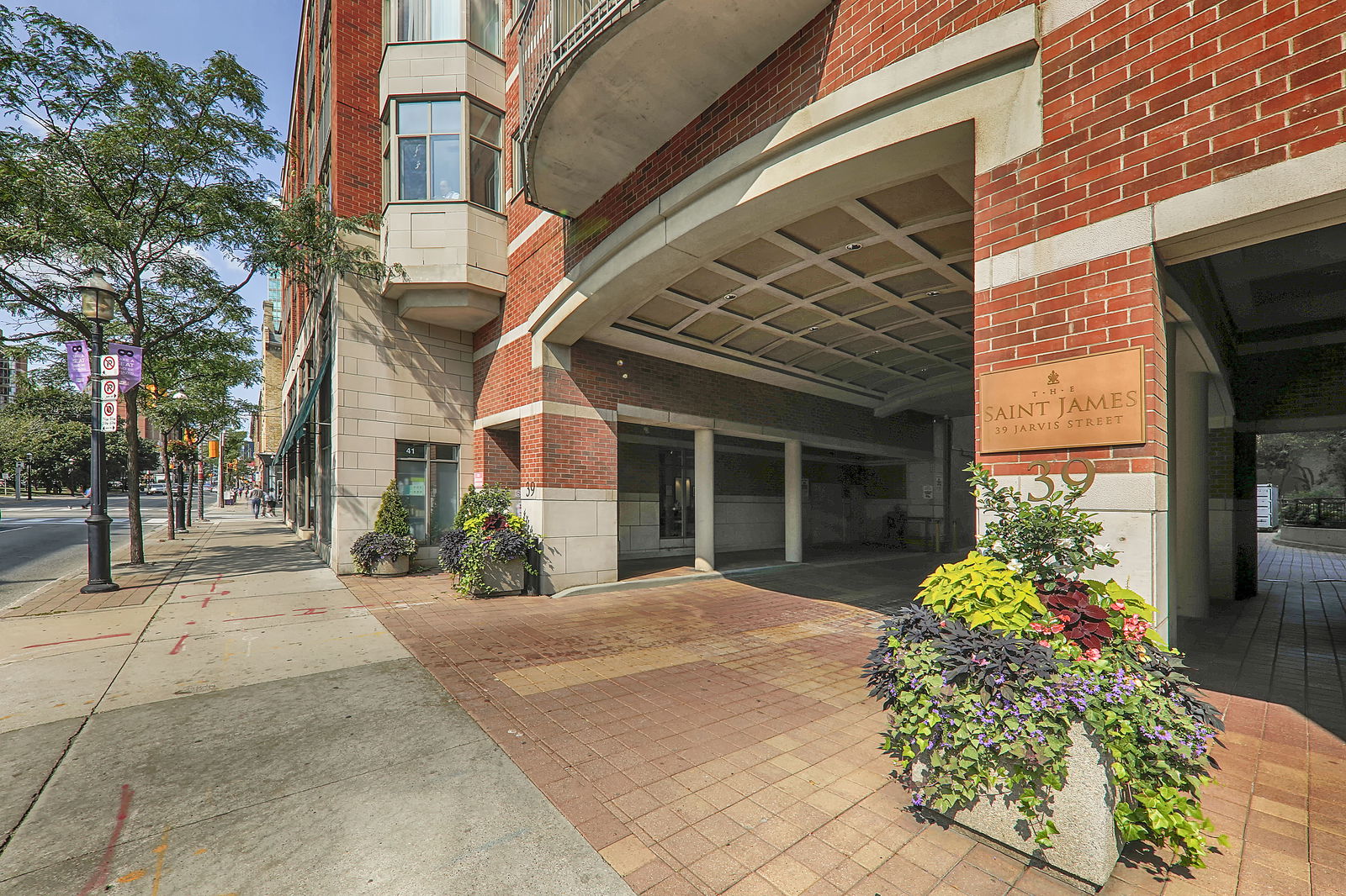 Building Entrance — The Saint James, Downtown, Toronto