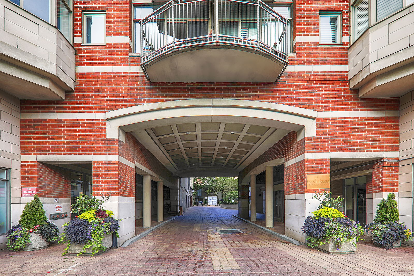 Building Entrance — The Saint James, Downtown, Toronto