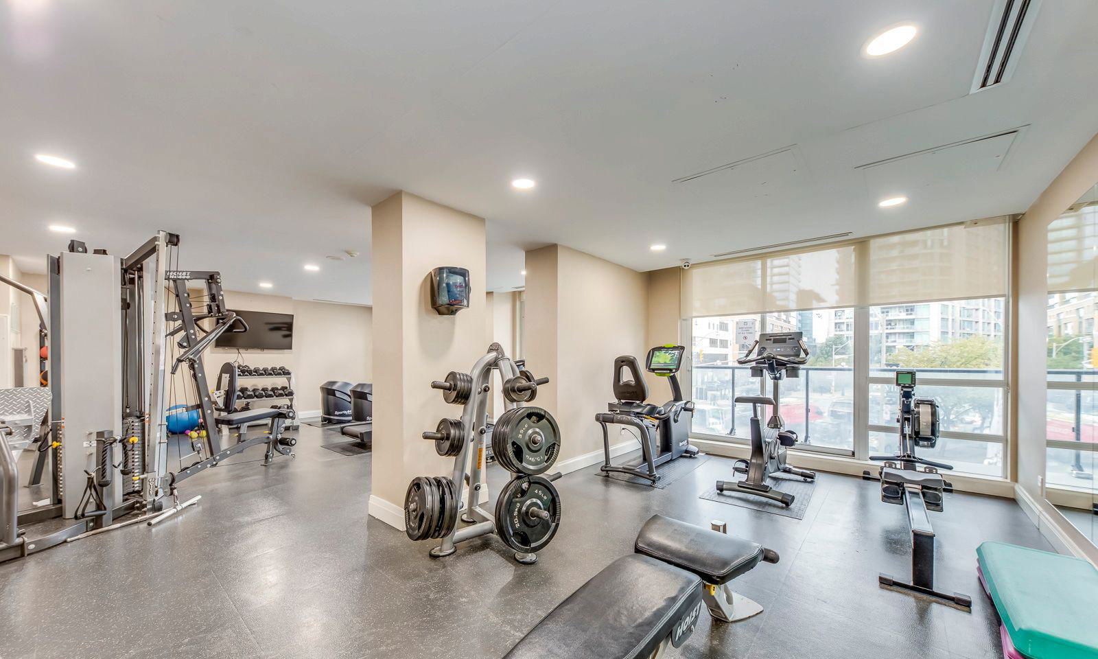 Gym — The Milan, Downtown, Toronto