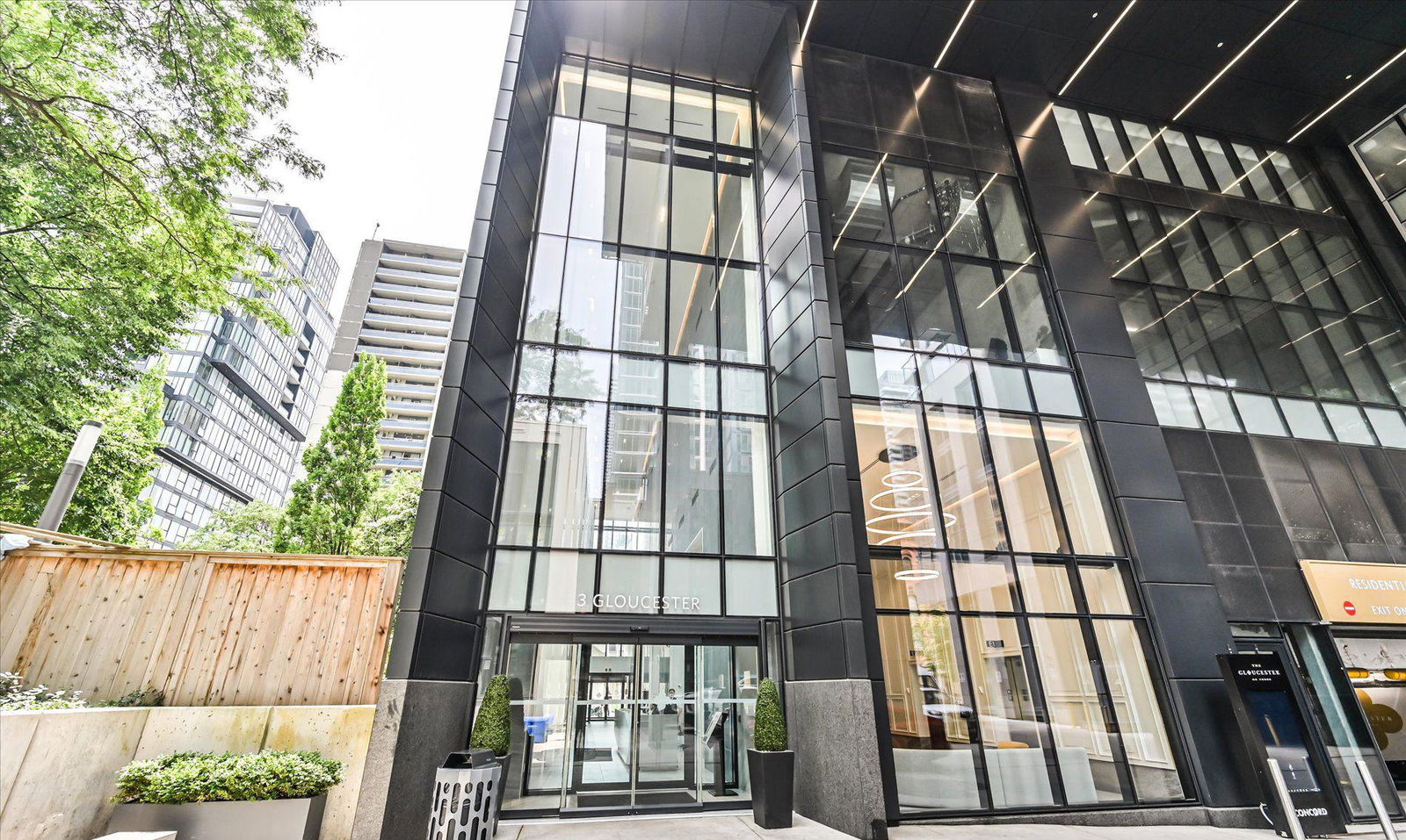 Entrance —  The Gloucester on Yonge, Downtown, Toronto