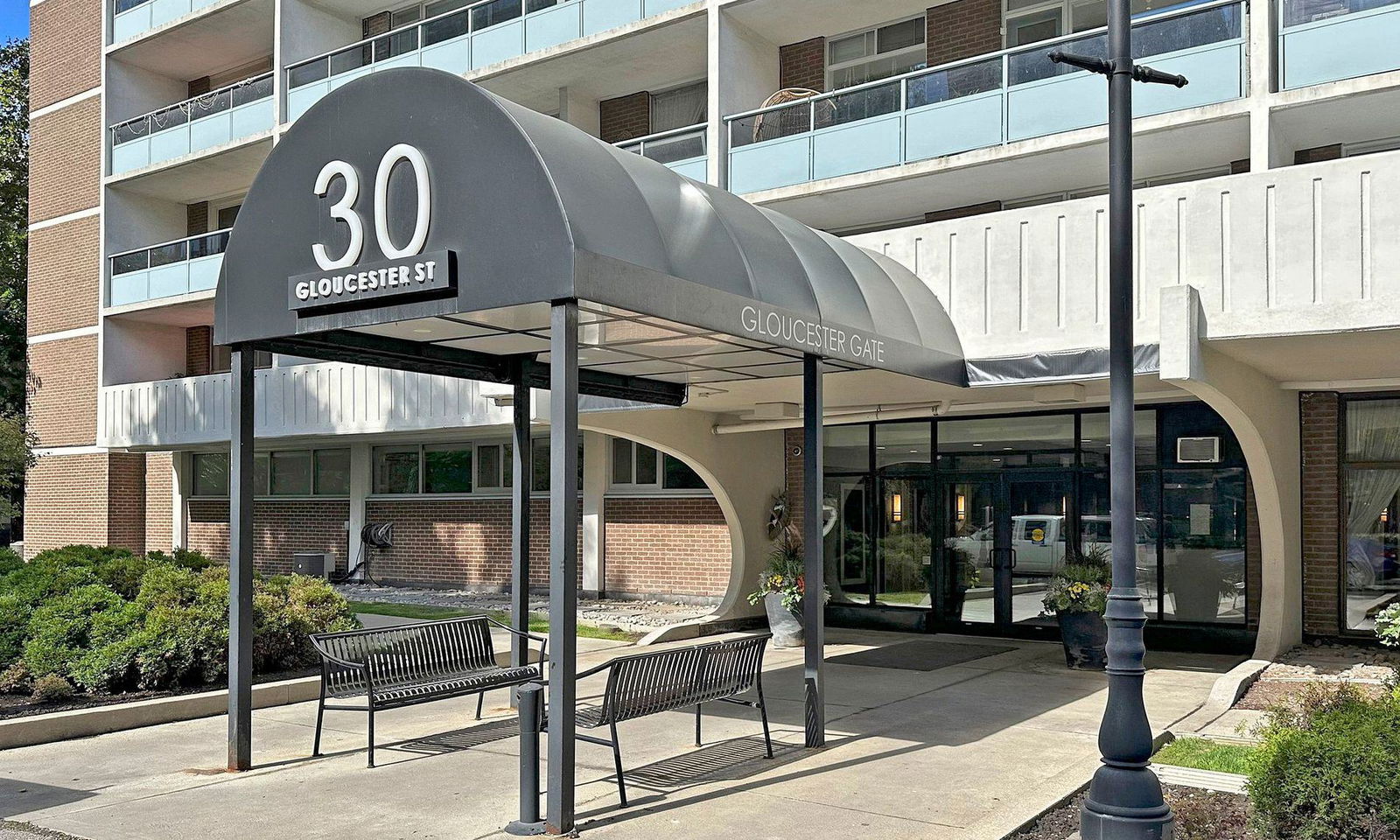 Gate Entrance —  The Gloucester on Yonge, Downtown, Toronto