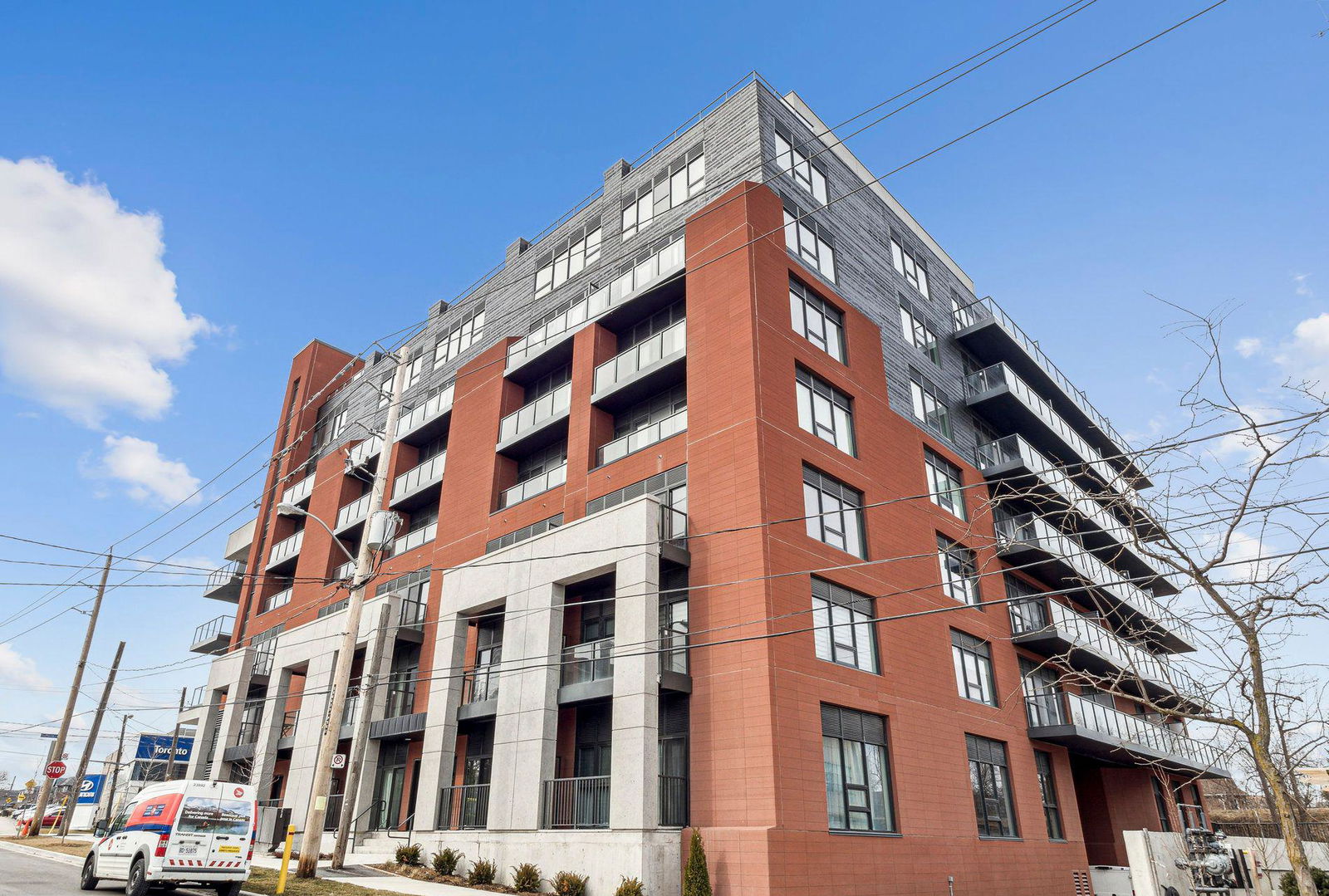 Exterior Side — 8 Haus Boutique Condos, York Crosstown, Toronto