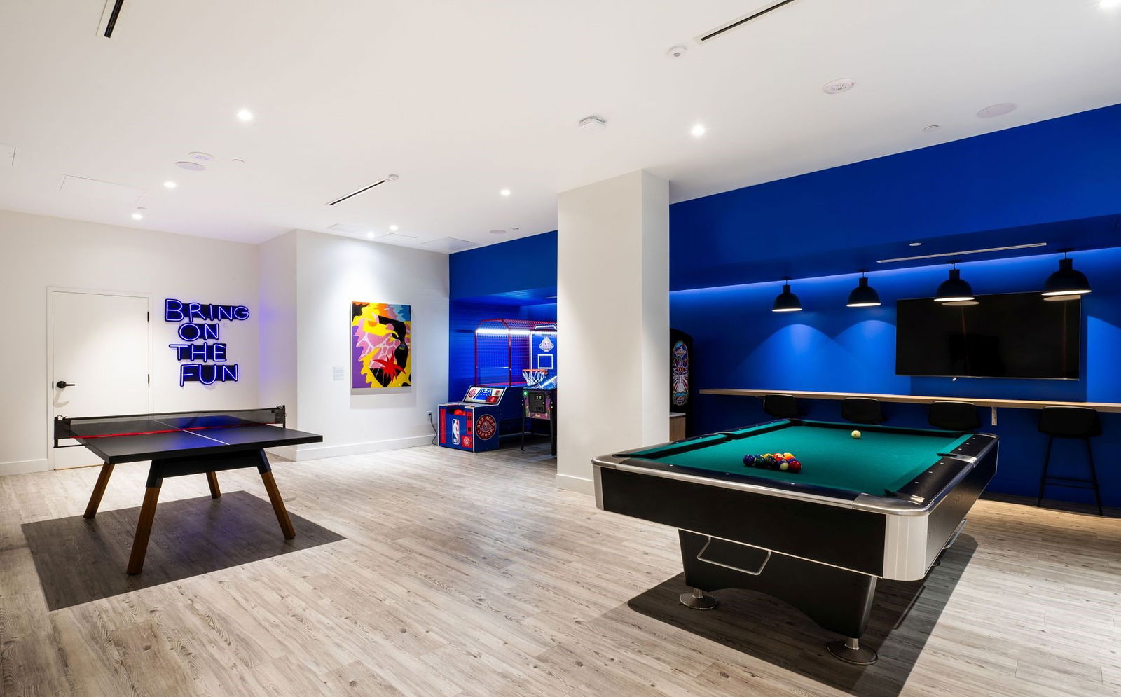 Game Room — Artsy Boutique Condos, Downtown, Toronto