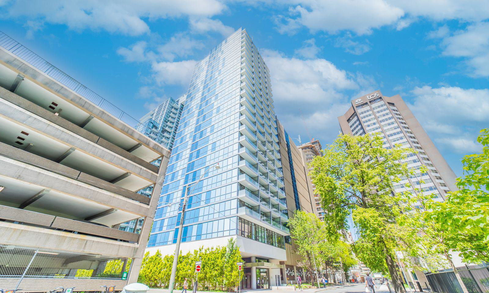 Exterior Side — No 210 Residences on Simcoe, Downtown, Toronto