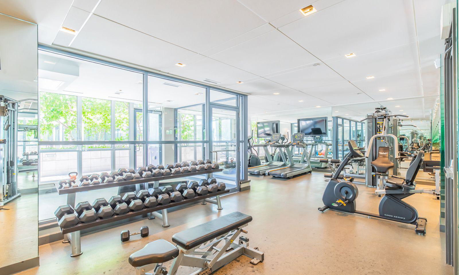 Gym — No 210 Residences on Simcoe, Downtown, Toronto