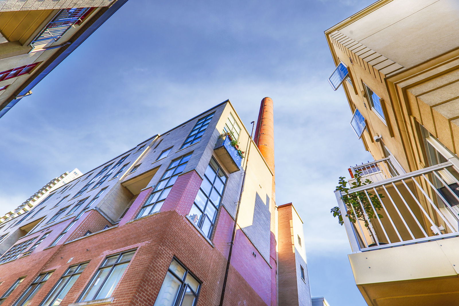 Exterior Sky — Steam Plant Lofts, Downtown, Toronto