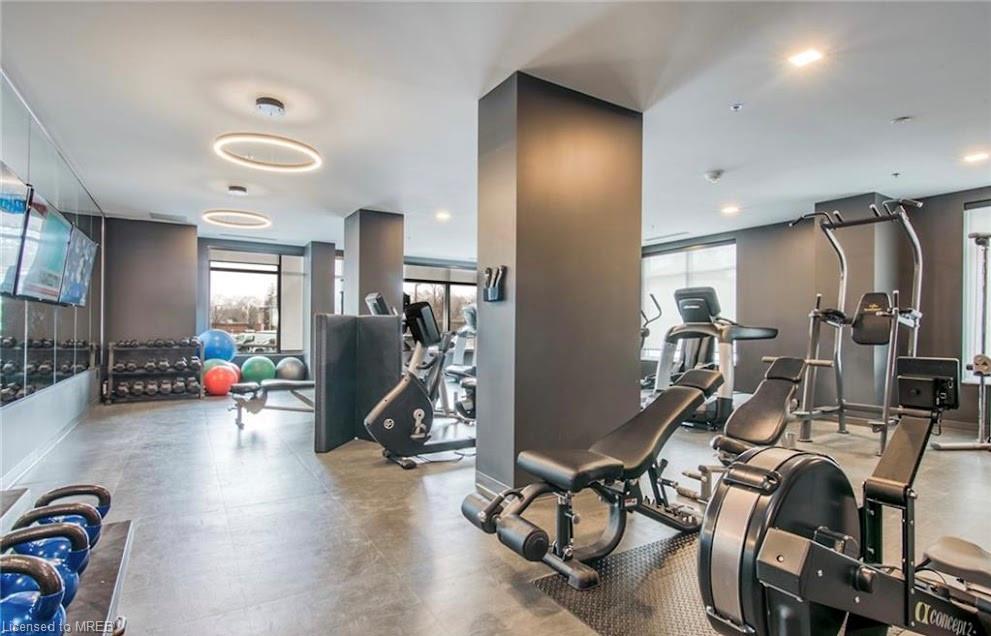 Gym — Caroline St. Private Residences, Waterloo, Toronto