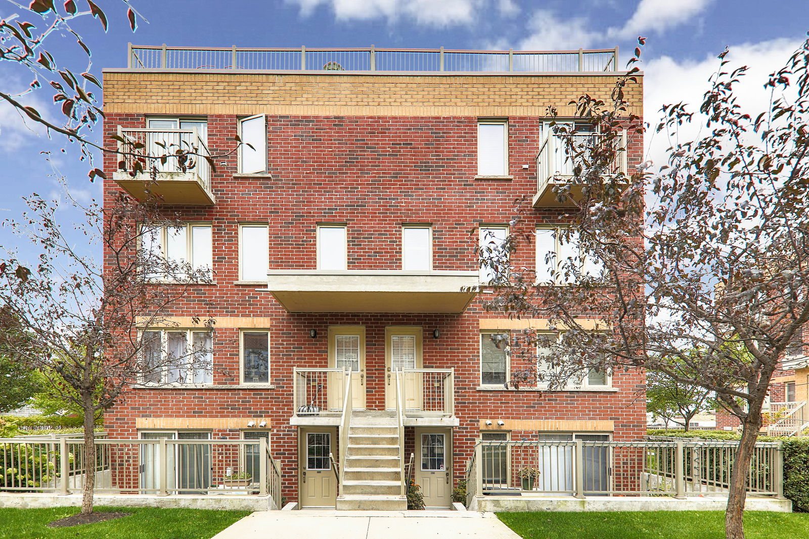 Exterior Facade — Brownstones on Wallace Condos, West End, Toronto