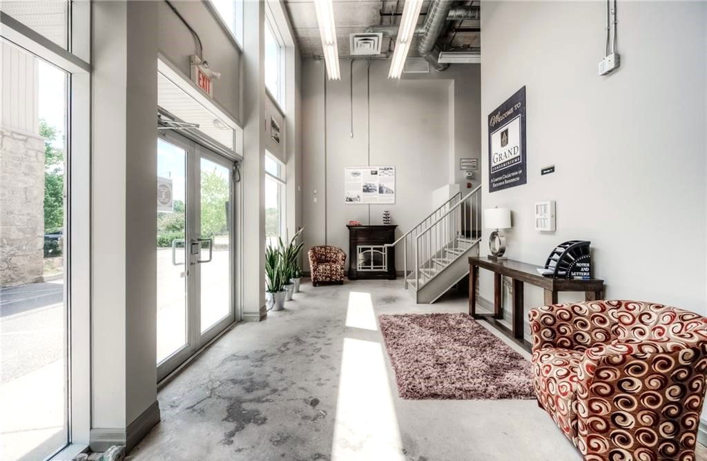 Lobby — The Grand River Lofts, Cambridge, Toronto