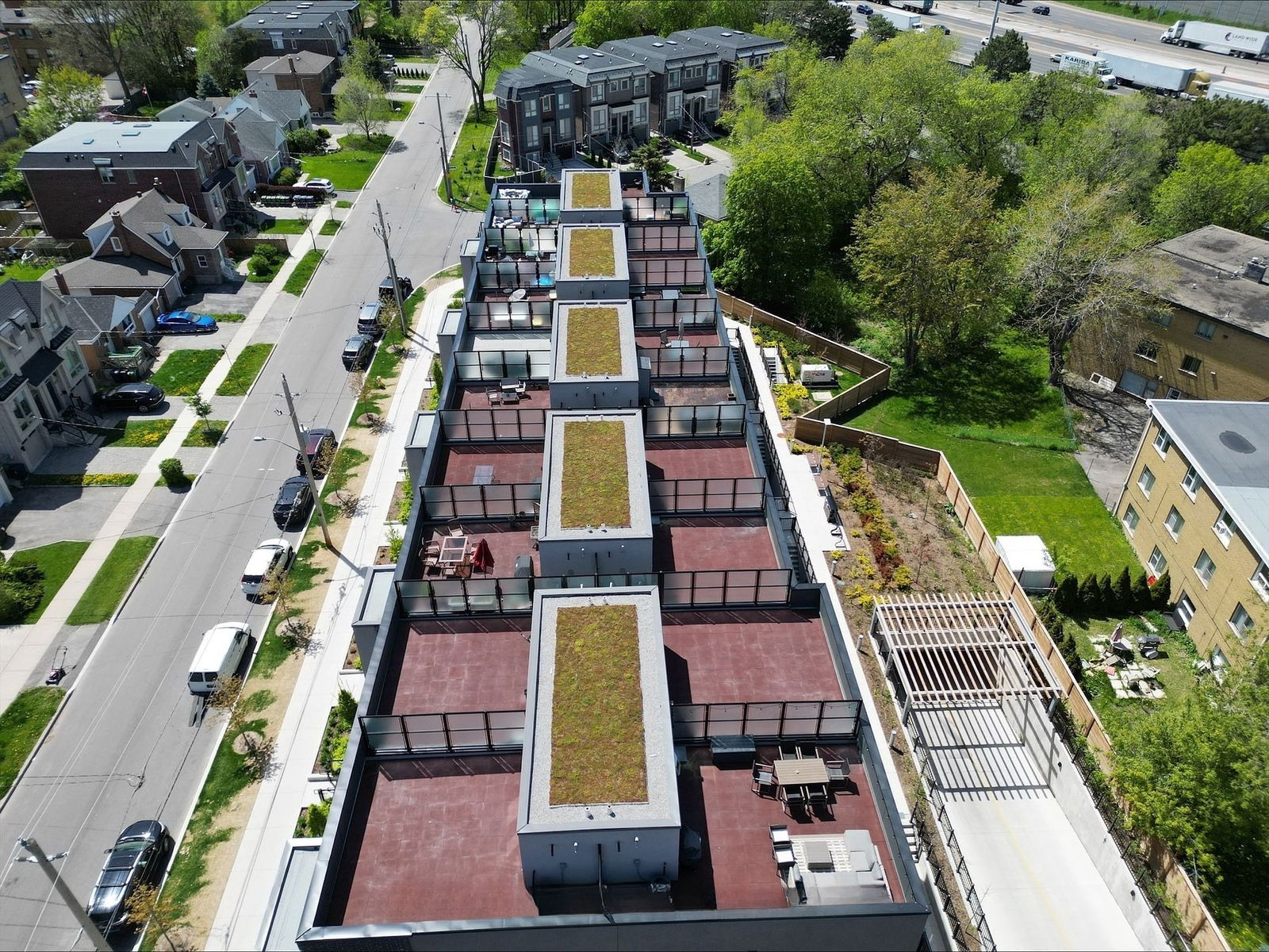 Rooftop Deck — Marquette Urban Towns, North York, Toronto