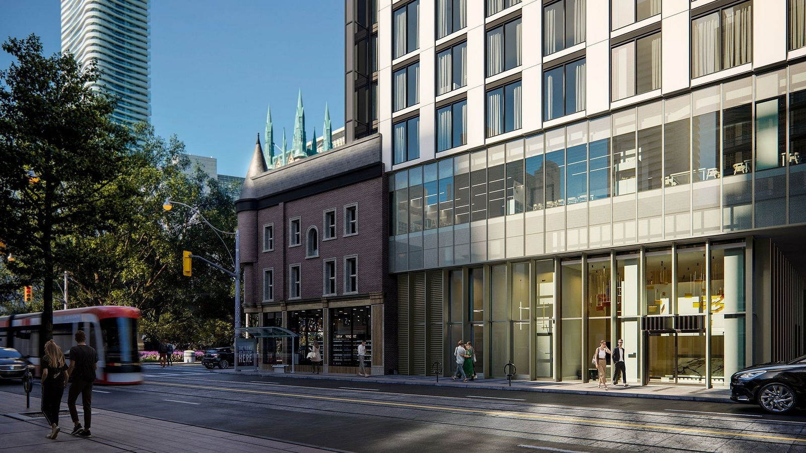 Entrance — Queen Church, Downtown, Toronto