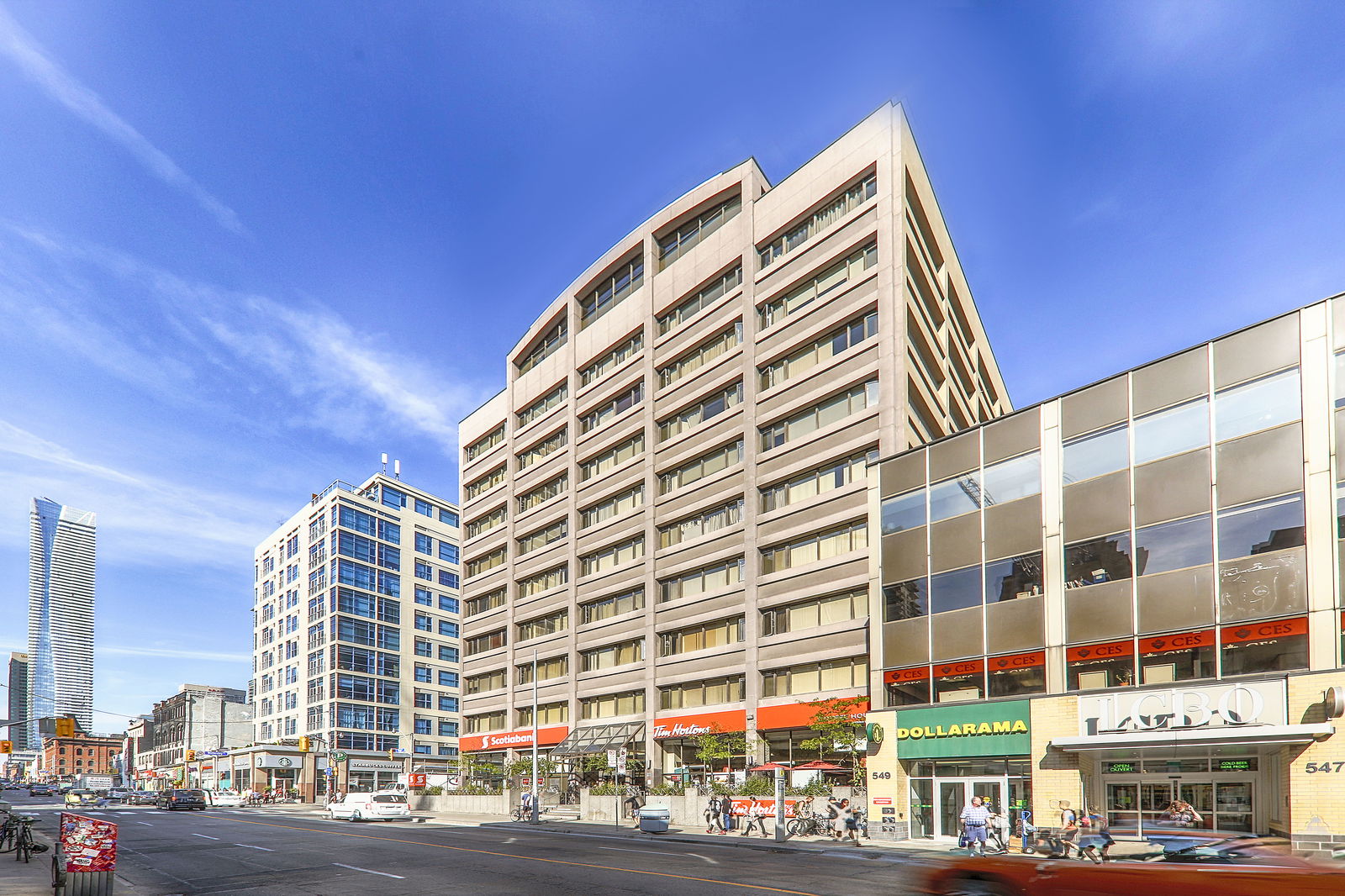 Exterior Facade — The Residences Of 555 Yonge Street, Downtown, Toronto