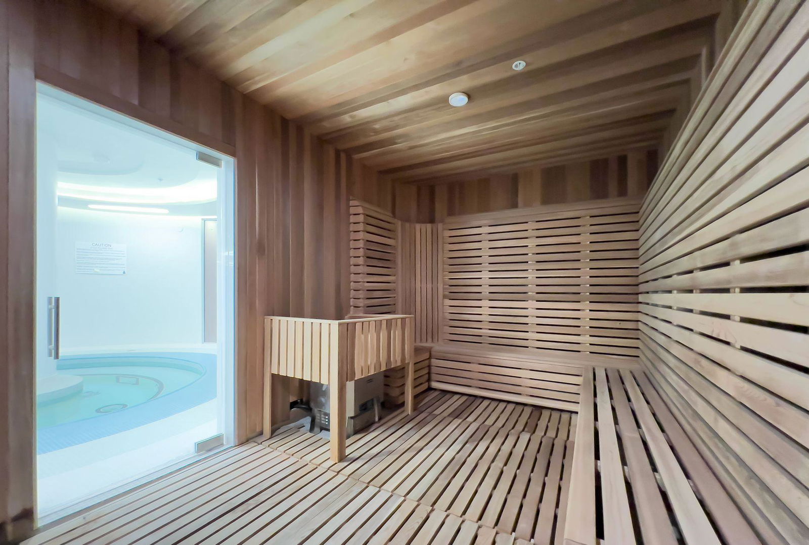 Sauna — Wellesley On The Park Condos, Downtown, Toronto