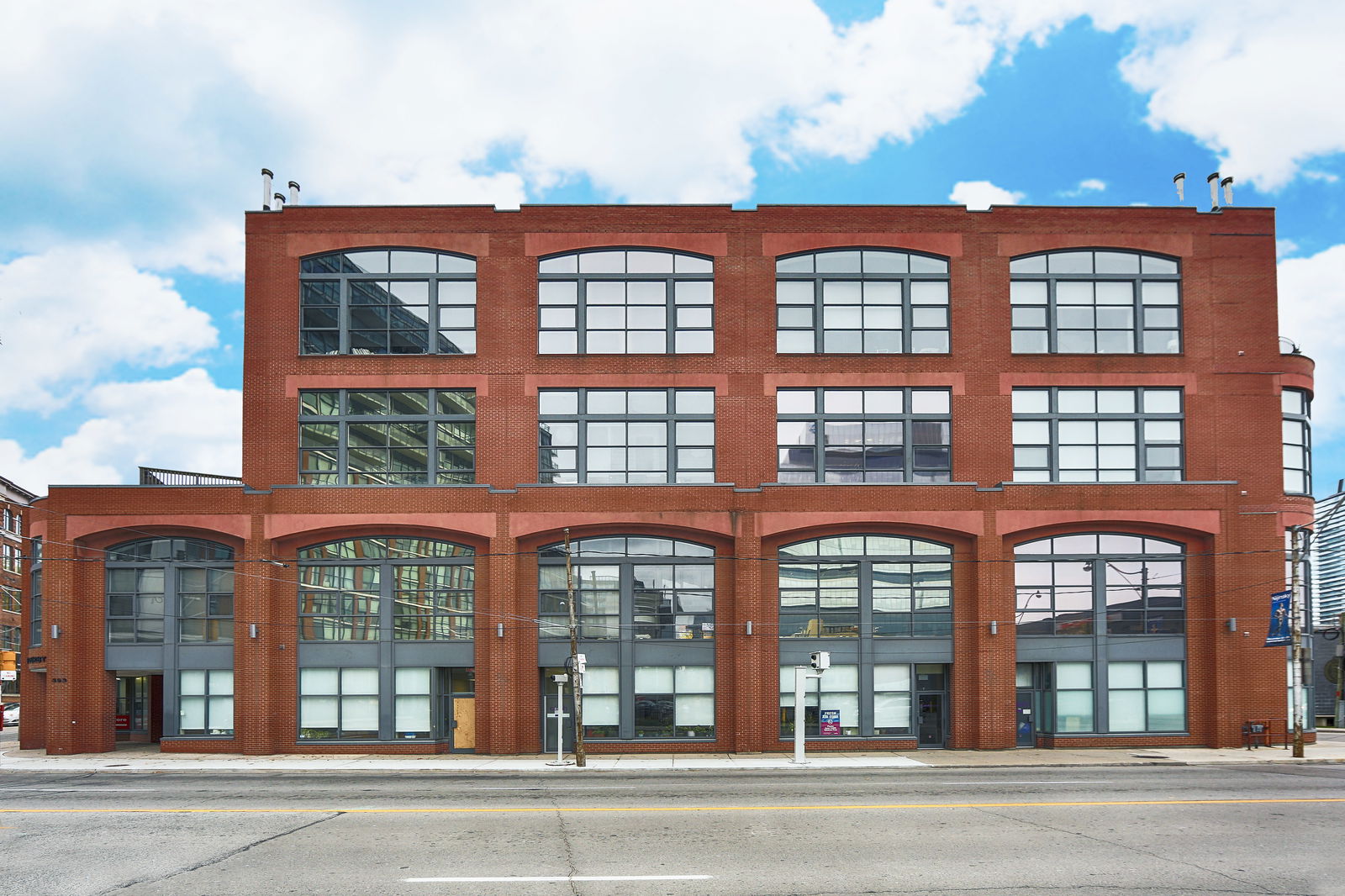 Exterior Facade — The Derby Lofts, Downtown, Toronto