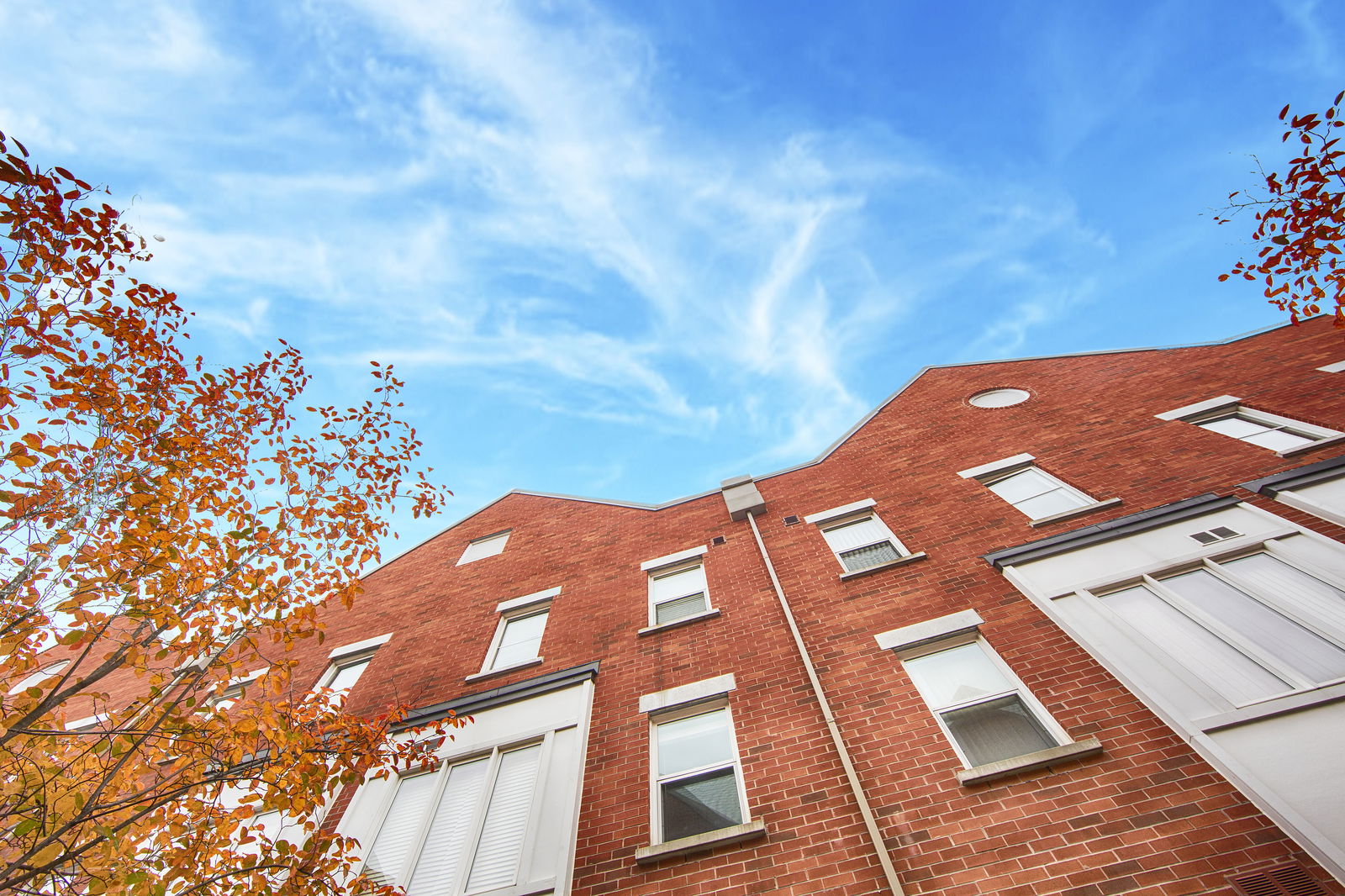 Exterior Sky — Rivertowne Townhomes, East End, Toronto