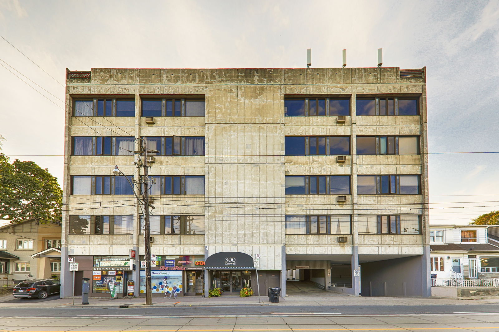 Exterior Facade — Coxwell Place, East End, Toronto