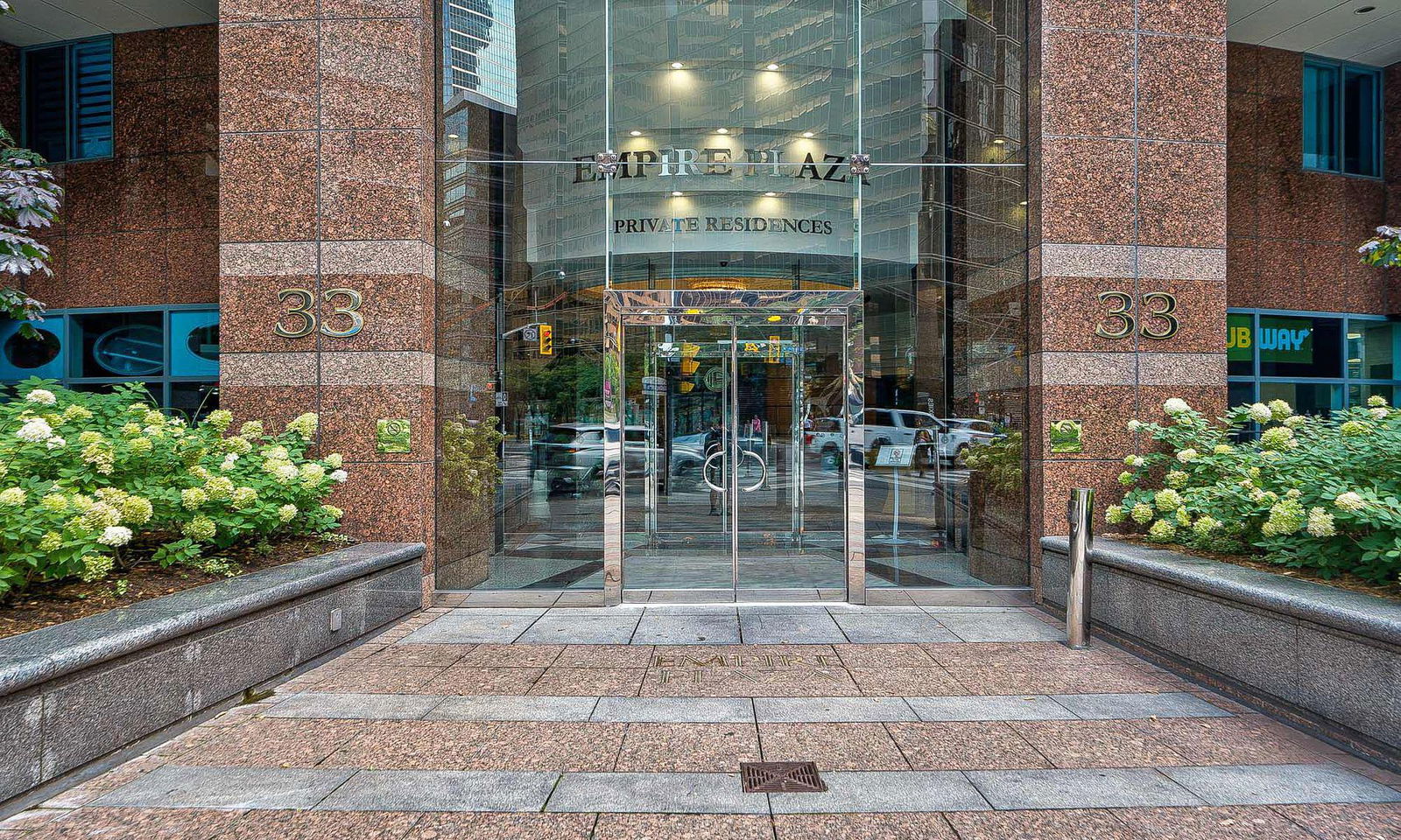 Entrance — Empire Plaza, Downtown, Toronto