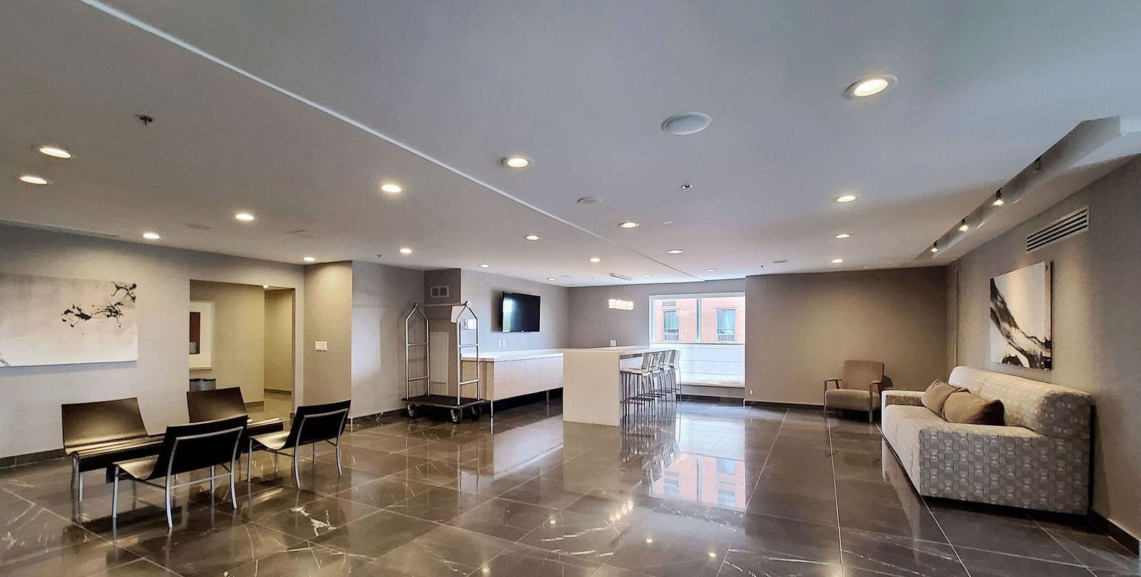 Party Room — The Residences of 8 Park Road Yorkville, Downtown, Toronto