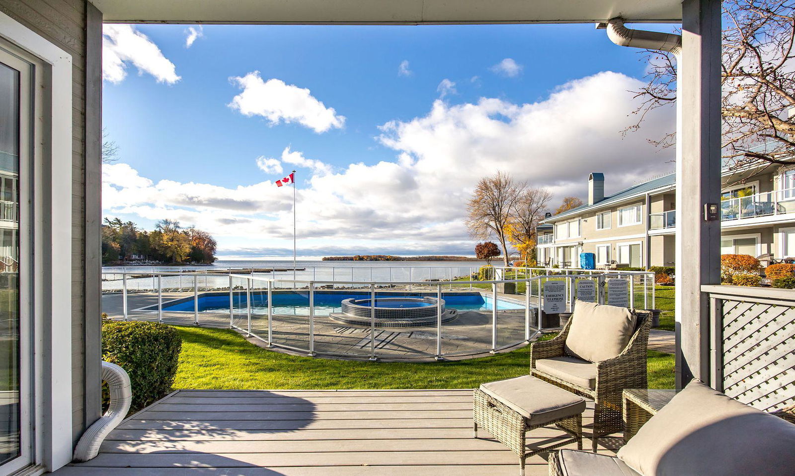 Patio — The Invermara Bay Club, Orillia, Toronto